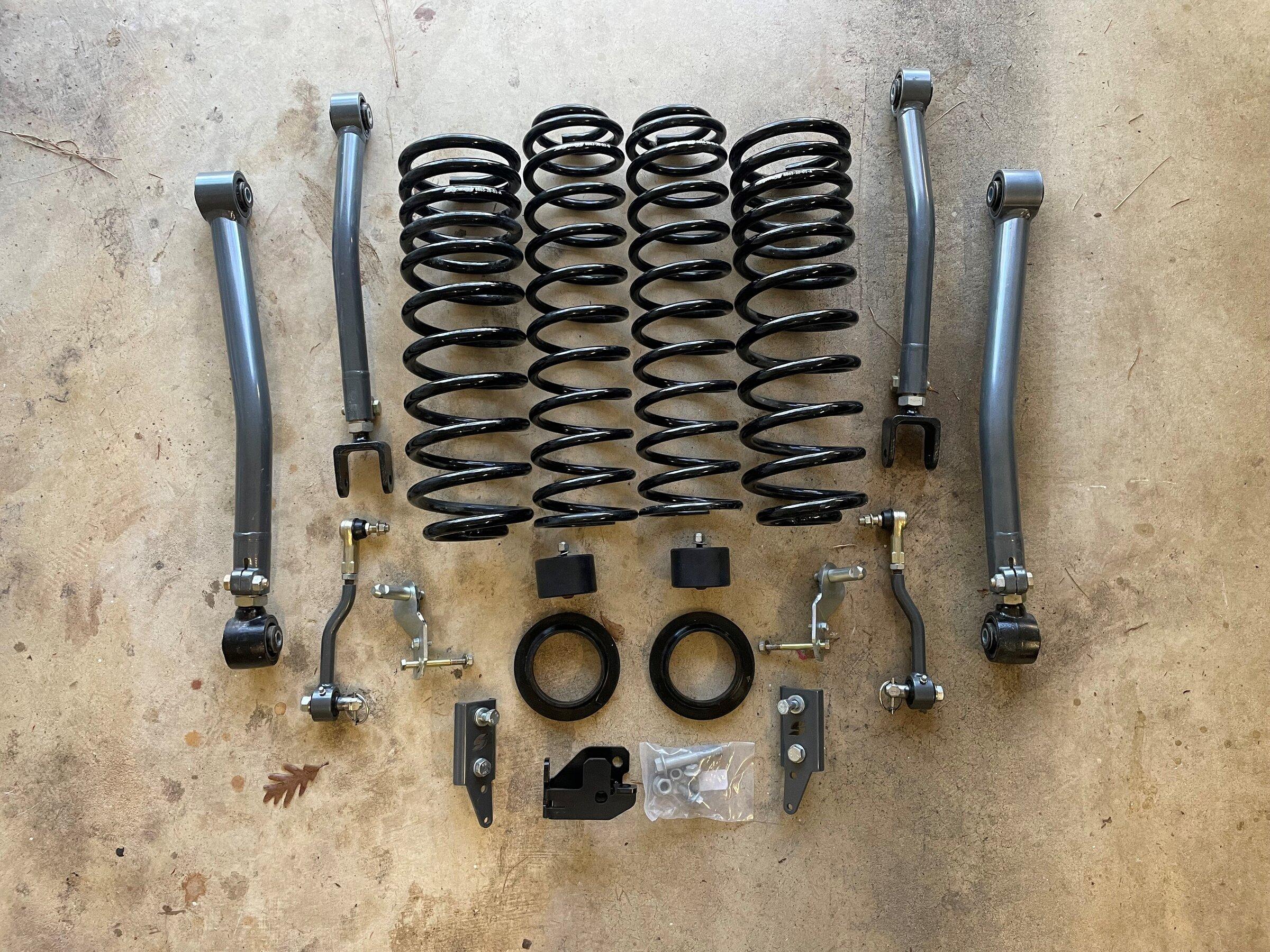 Jeep Gladiator Synergy 3" Suspension Lift Complete Kit, Coils, Control Arms, tr