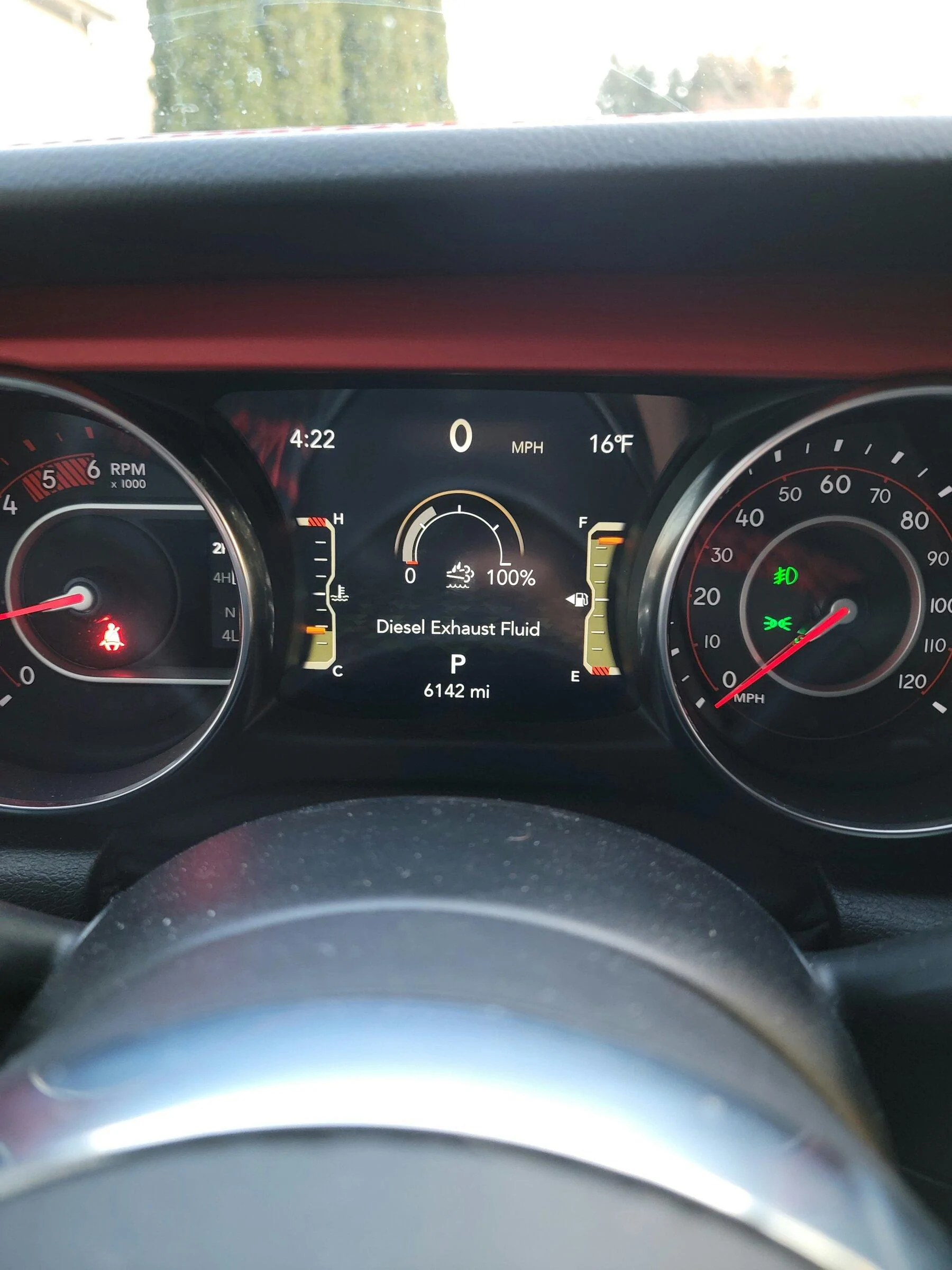 Jeep Gladiator Service DEF system see dealer warning message 20220107_162218