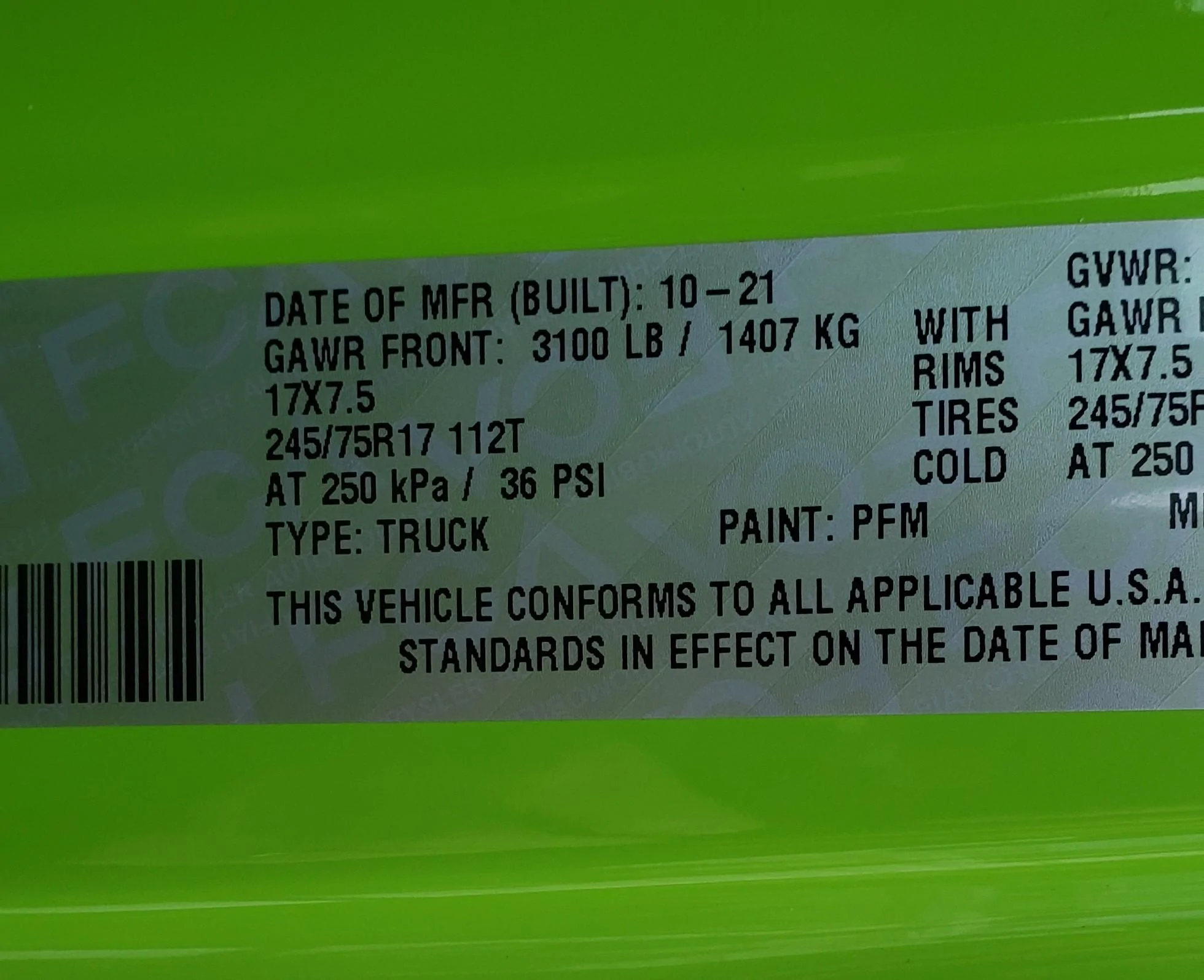 Jeep Gladiator Dodge the Bullet? Heck No... Sticker