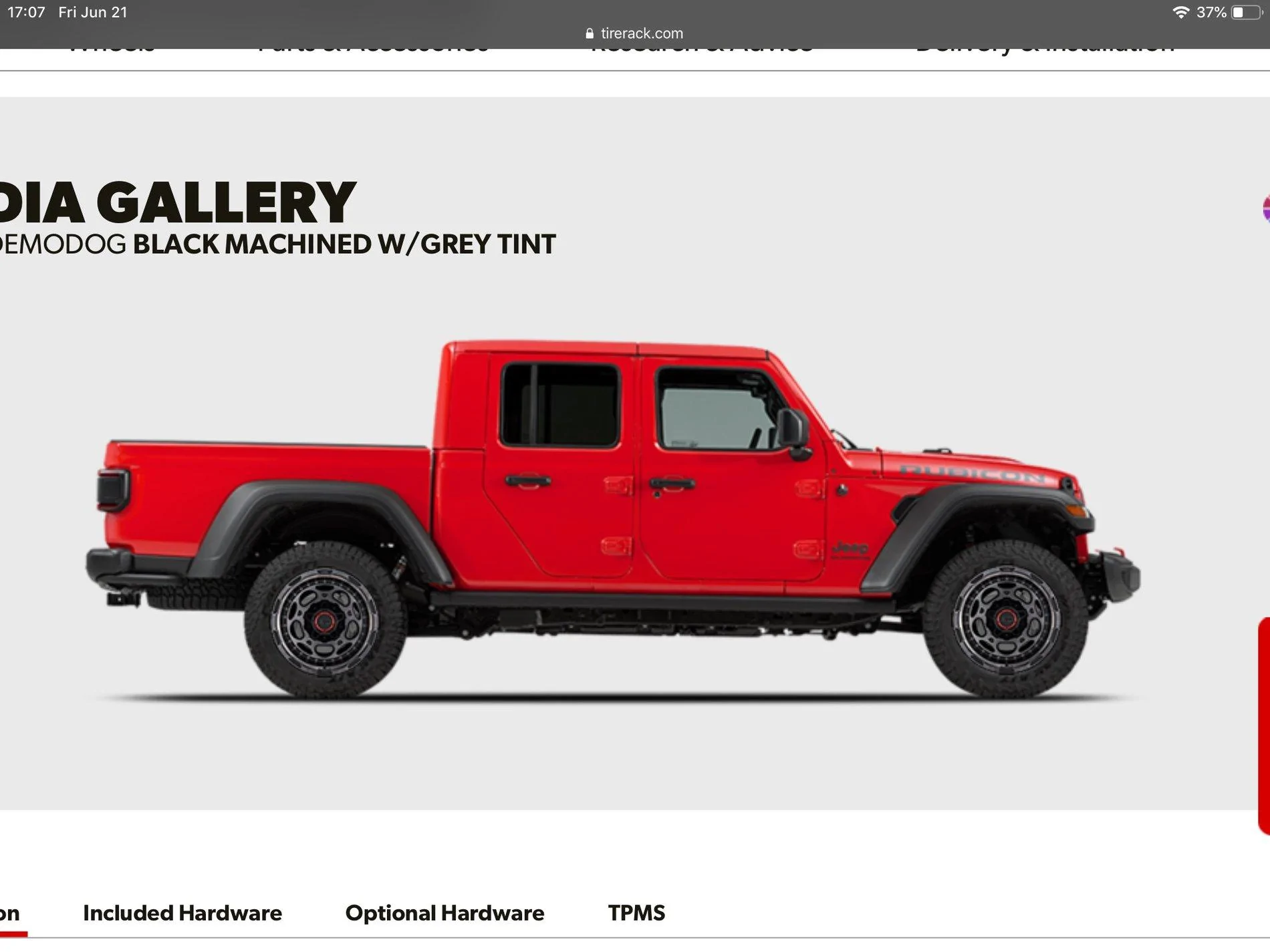 Jeep Gladiator Poll. Best looking wheel for red gladiator. 77C56BF6-0B5D-44FA-BC12-E2BBCE42D9F1
