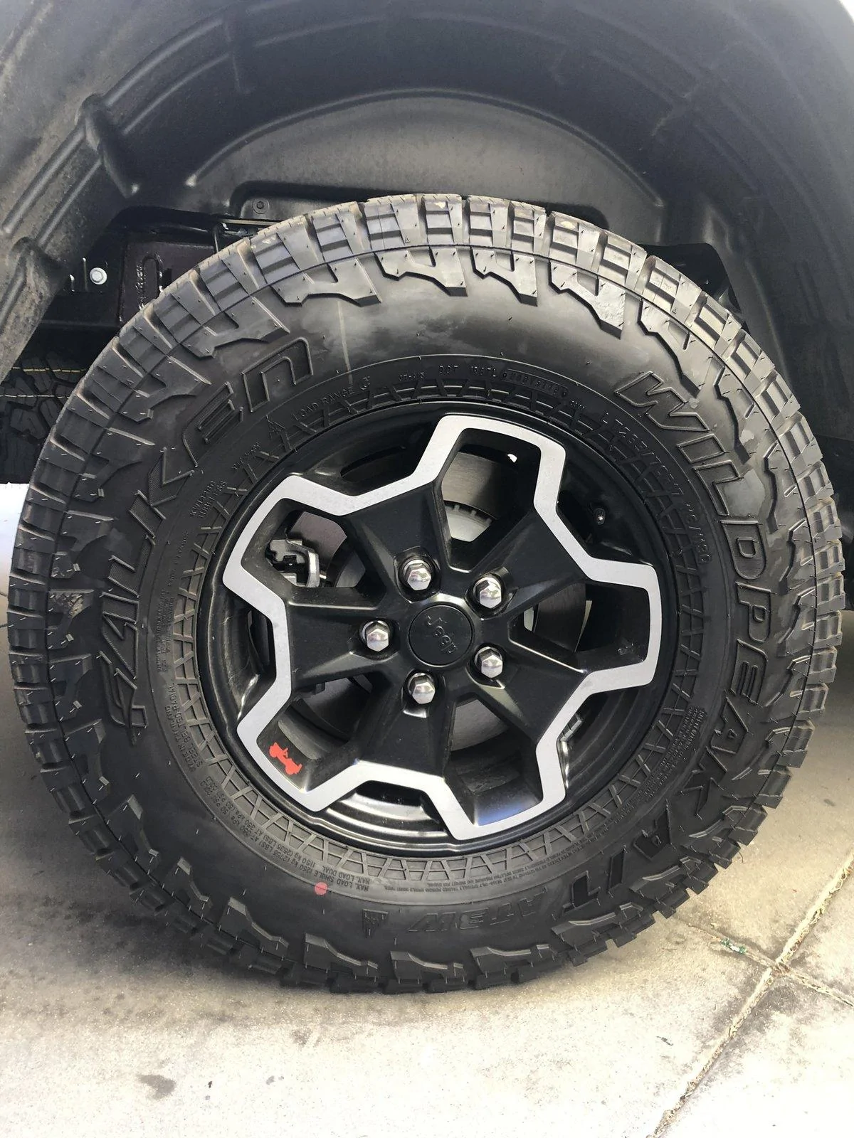 Jeep Gladiator SOLD: Rubicon Black Polished wheels and tires BE98E0F2-D452-40CD-B832-D977D64DAEFB