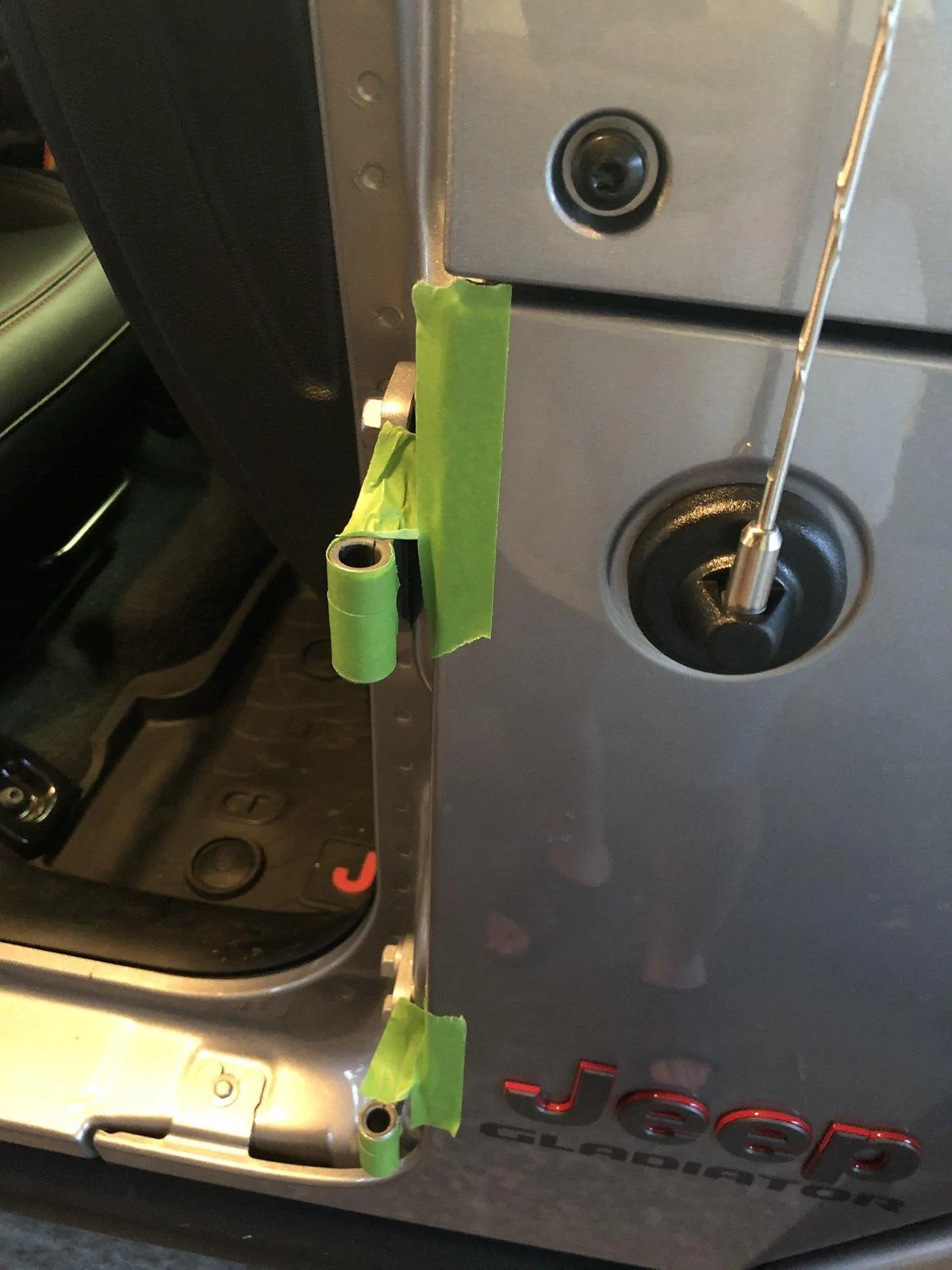 Jeep Gladiator Does anyone else take this precaution reinstalling doors? 80FEE7A8-AAAB-488E-B26D-1685DF1B7294