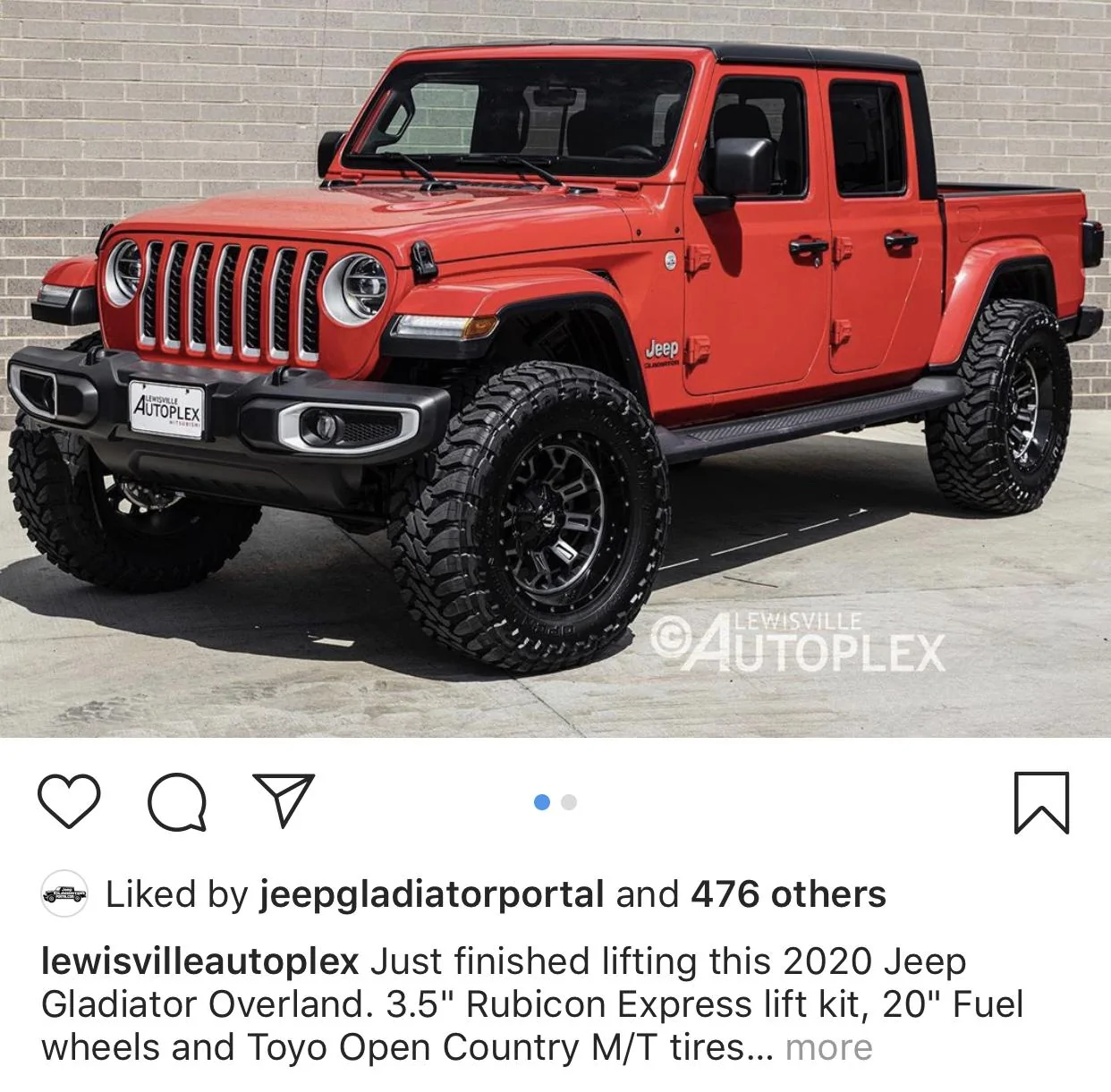 Jeep Gladiator FIRECRACKER RED Gladiator JT Club D5896C63-7544-4149-94DE-1660FDD613D4