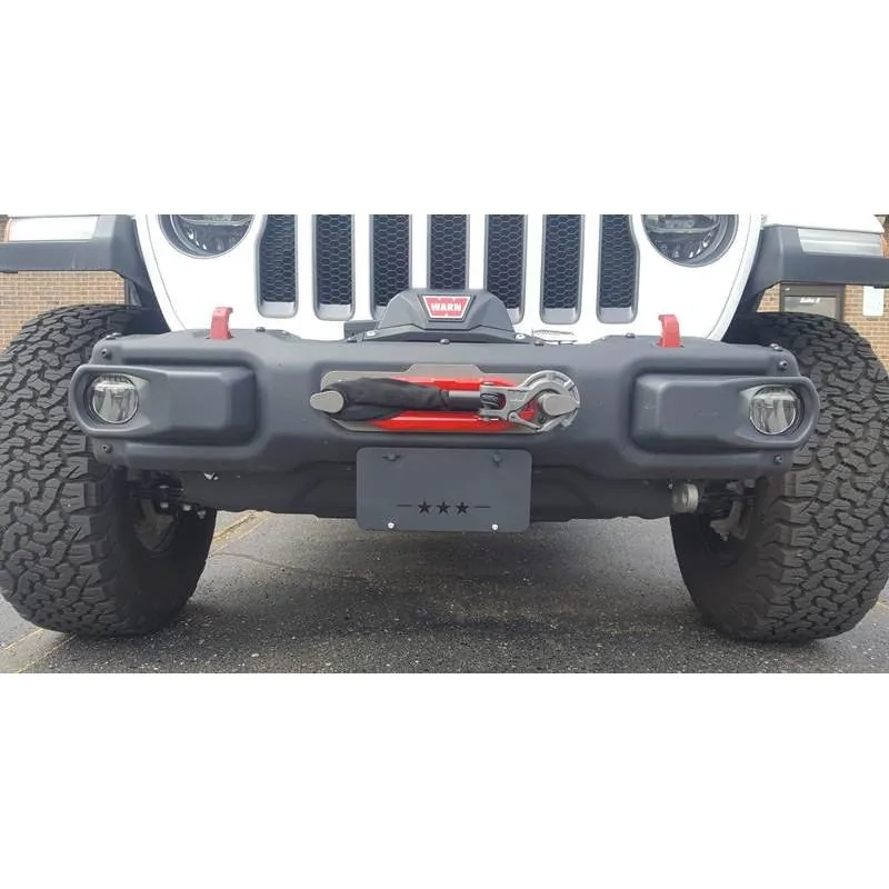 Jeep Gladiator Front License Plate Brackets jl-low-mount-license-plate-bracket