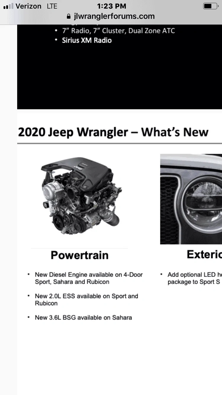 Jeep Gladiator Trim Levels for Diesel Option? B9019418-6D23-48BF-BEAC-9E2E780C39D8