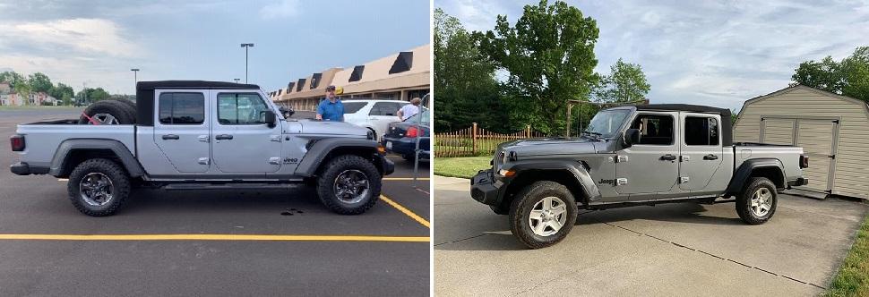 Jeep Gladiator Hello from Michigan << PureMichigan >> Gladiator with new wheels and tires.JPG