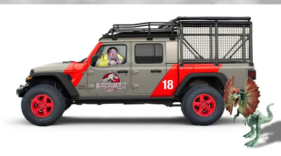 Jeep Gladiator Glad(iator) Dogs! Let's see 'em! jurassicgladiator2-jpg