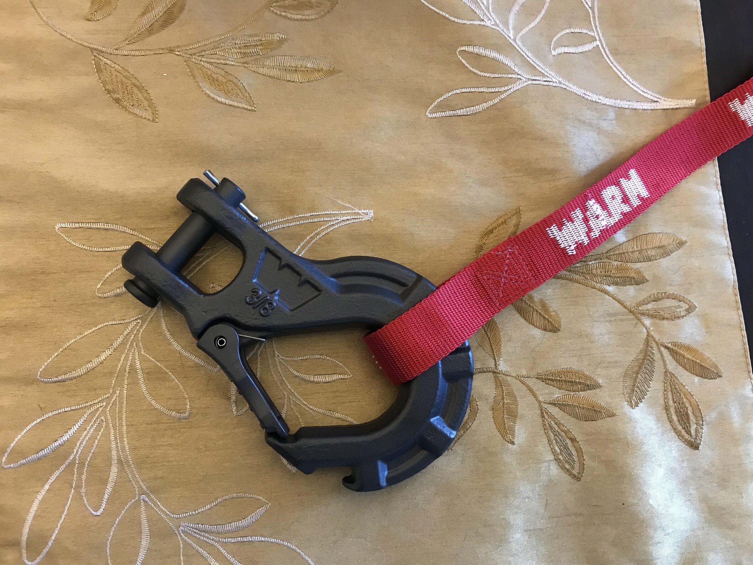 Jeep Gladiator Warn 3/8” Epic winch hook image