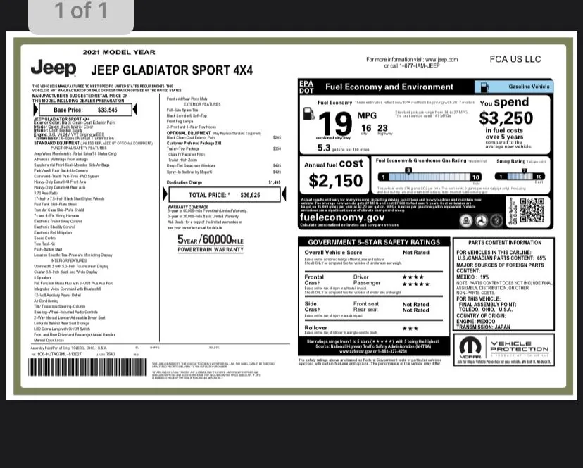 Jeep Gladiator Who’s buying these overpriced JT’s? 4065D13D-059F-44CC-8EB8-6FAA28F582CD