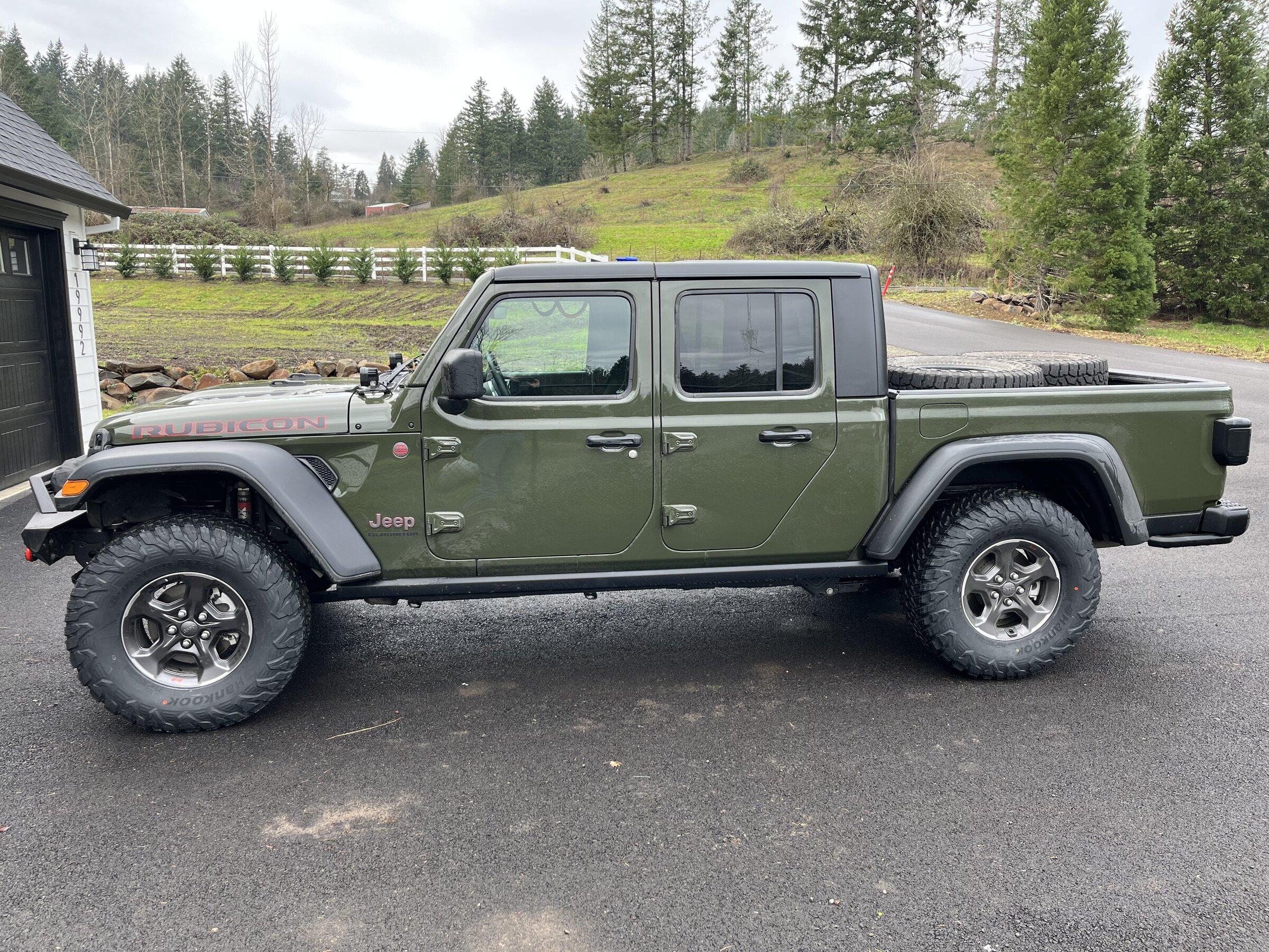 Jeep Gladiator 21' Sarge Green Rubicon Build 2