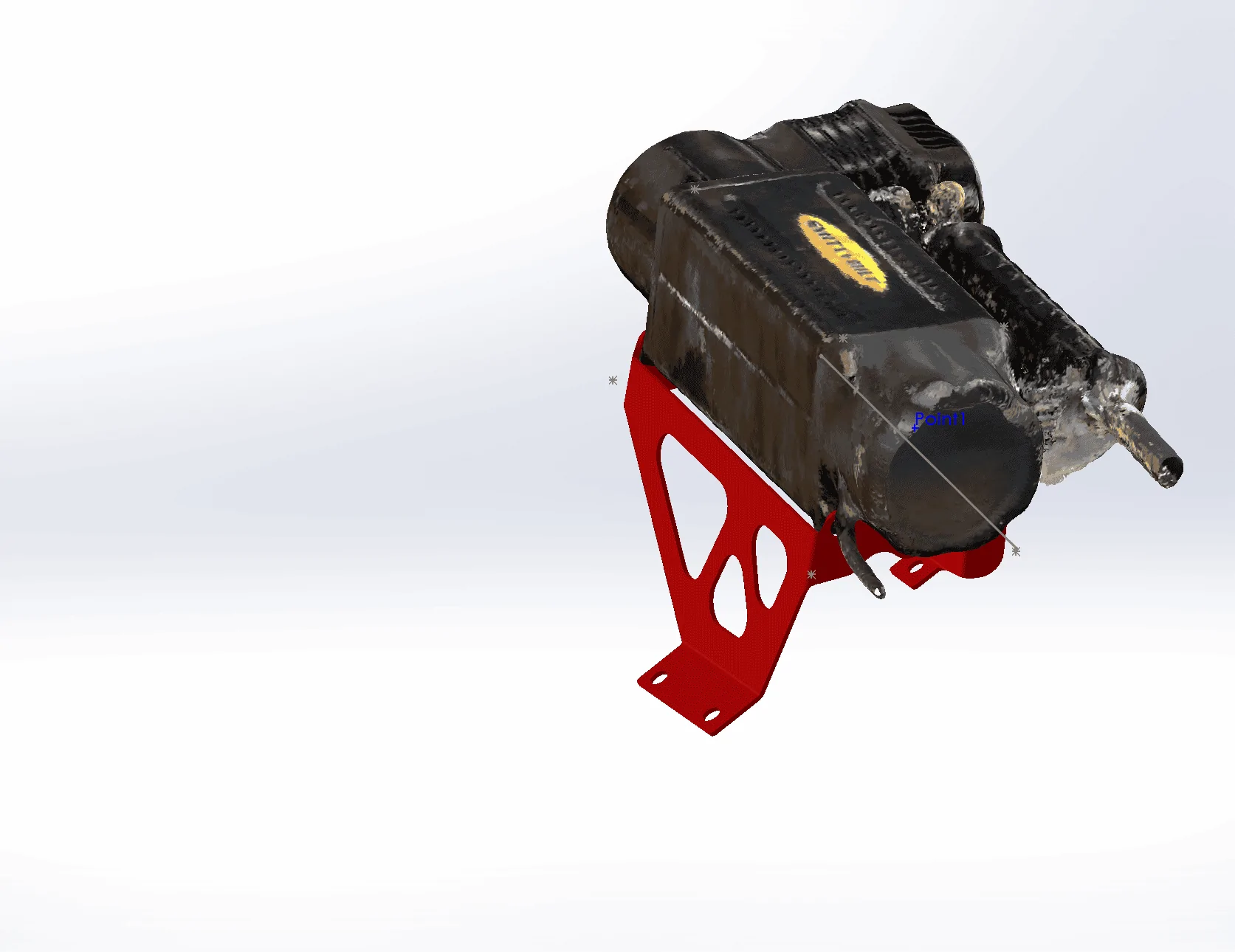 Jeep Gladiator Smittybuilt 2781 5.65 CFM engine bay bracket SB_02