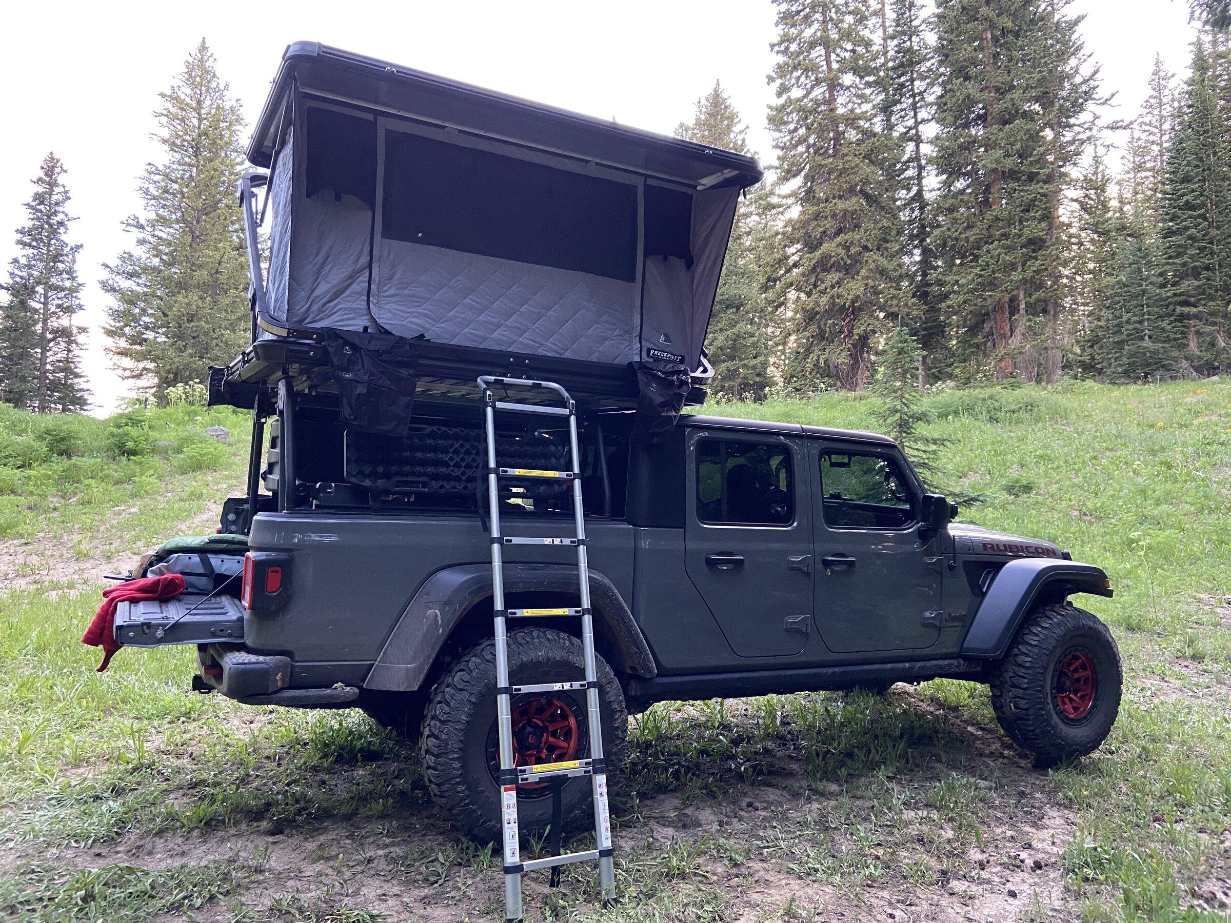 Jeep Gladiator Leitner Rack with FSR Evo Tent tempImagenZuiRM