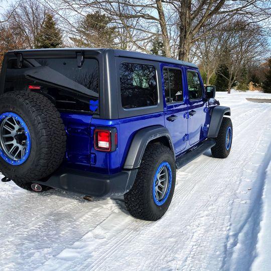 Jeep Gladiator Vision Nemesis 17x9" wheels with BFG KO2's 4