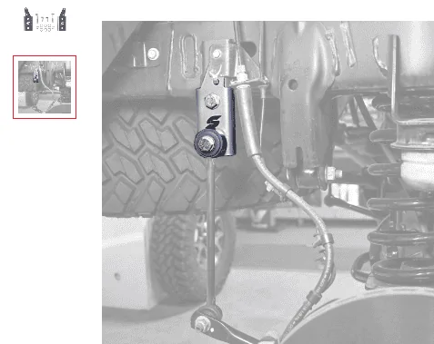 Jeep Gladiator Cracked both rear sway bar end link mounts. Back plate? Weld? 1642027500069