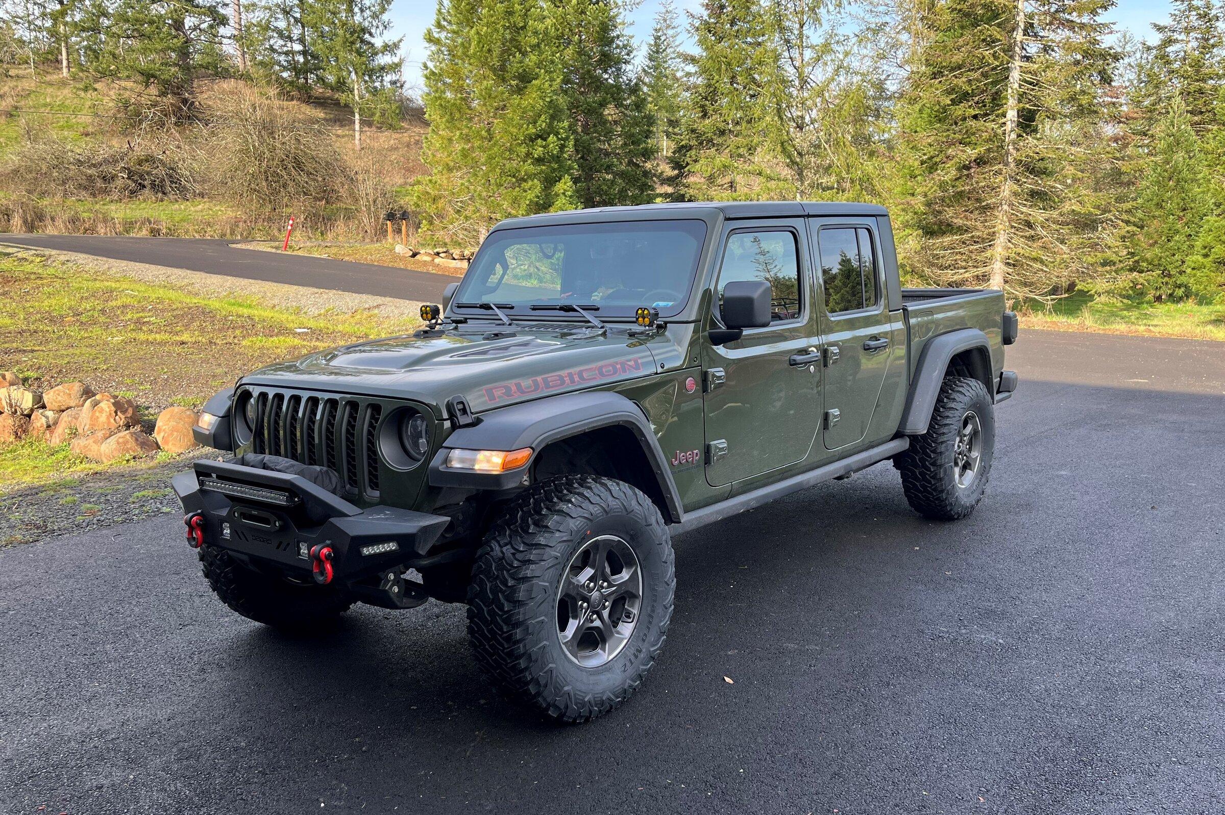 Jeep Gladiator 21' Sarge Green Rubicon Build aaaaaaaa