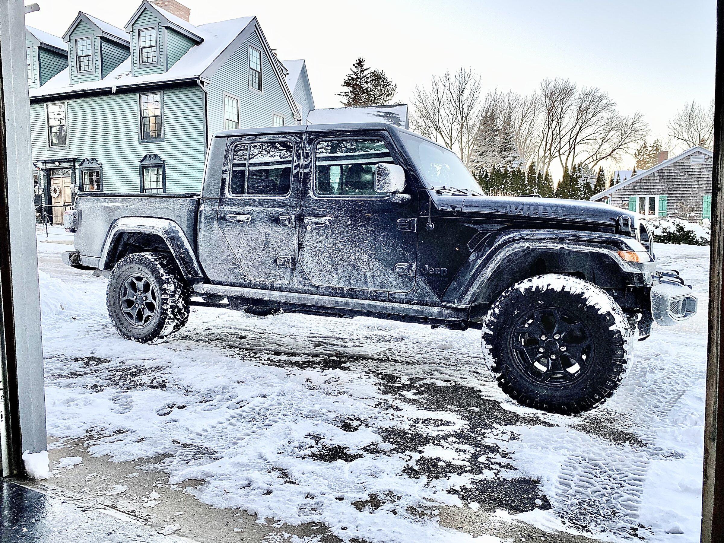 Jeep Gladiator Front/Rear Leveling Kit and Wheel Spacers Installed F3A05C31-C199-451F-A413-BDB6CE6E43A1