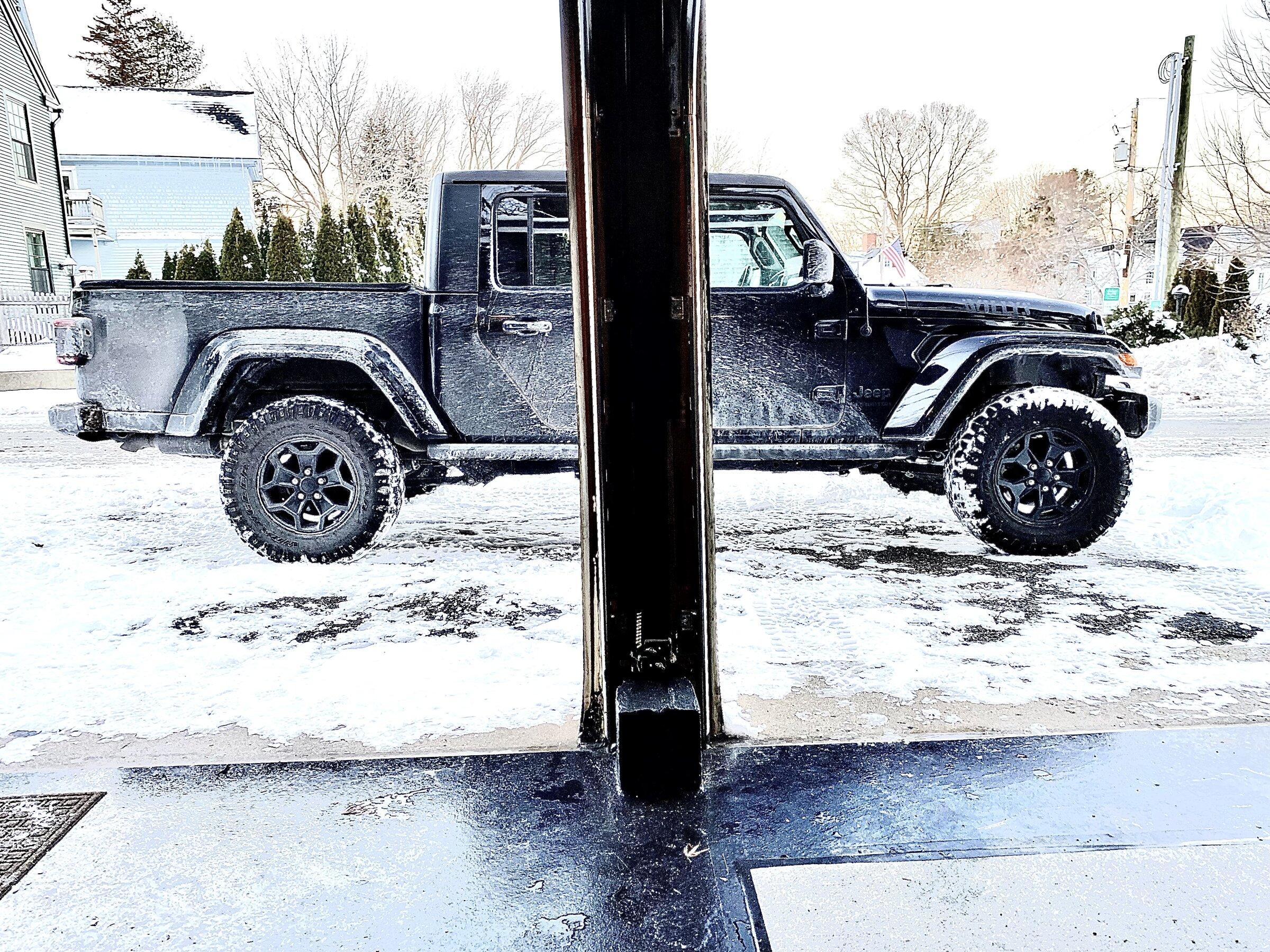 Jeep Gladiator Front/Rear Leveling Kit and Wheel Spacers Installed 1A316B20-F417-4459-96A7-C148229ACCEA