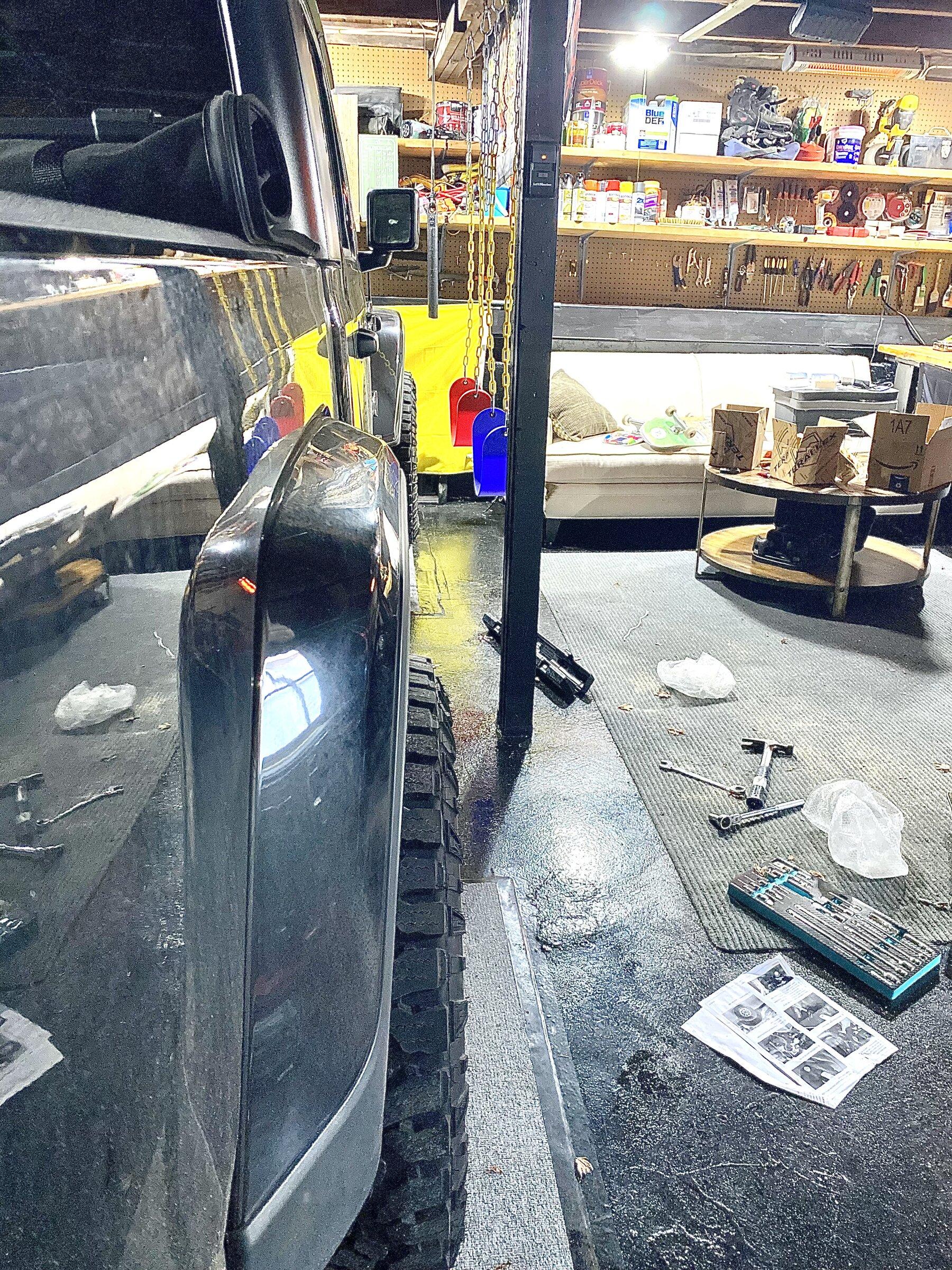 Jeep Gladiator Front/Rear Leveling Kit and Wheel Spacers Installed 838BB5CD-99F8-427B-B68A-794F17C6263E