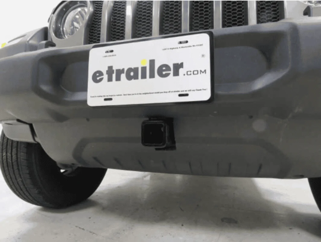 Jeep Gladiator Front hitch receiver Curt Installed