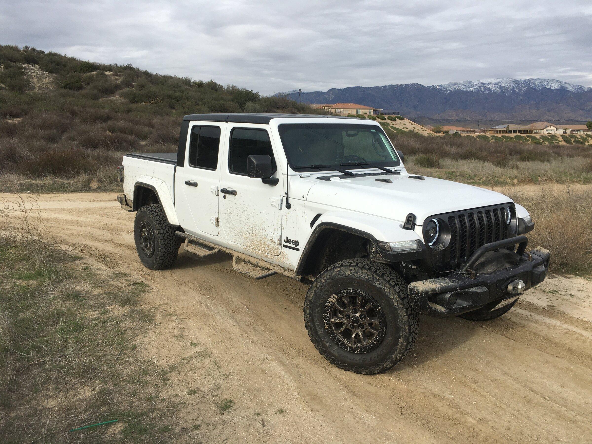 Jeep Gladiator Where did you WHEEL your Gladiator today? after bee canyon.JPG