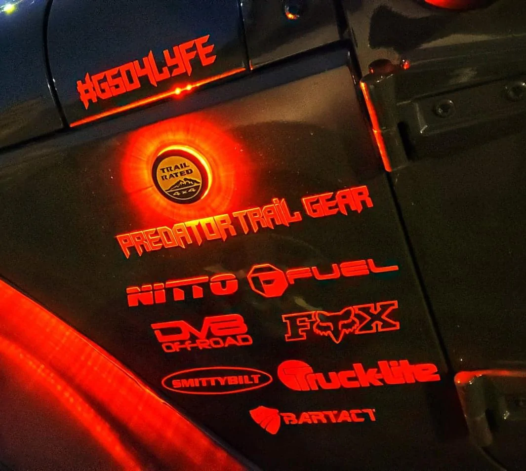 Jeep Gladiator Is this badge crooked, or is one of my legs shorter than the other? 05B83286-7F39-458B-9771-879096274A78