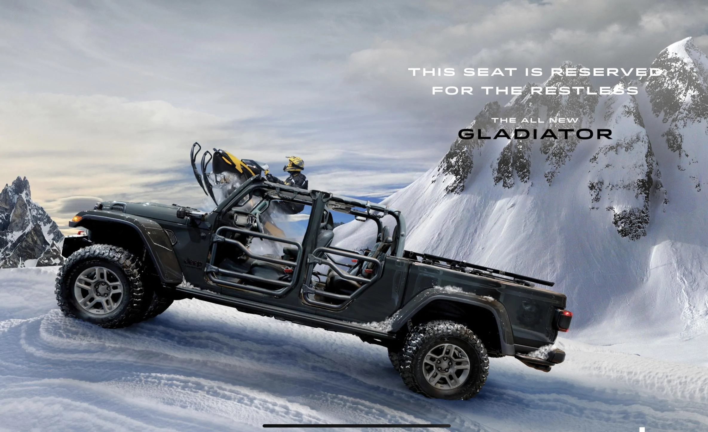 Jeep Gladiator SC has snow, finally. F3E4A892-A584-457F-BDAB-87AEE6522F46