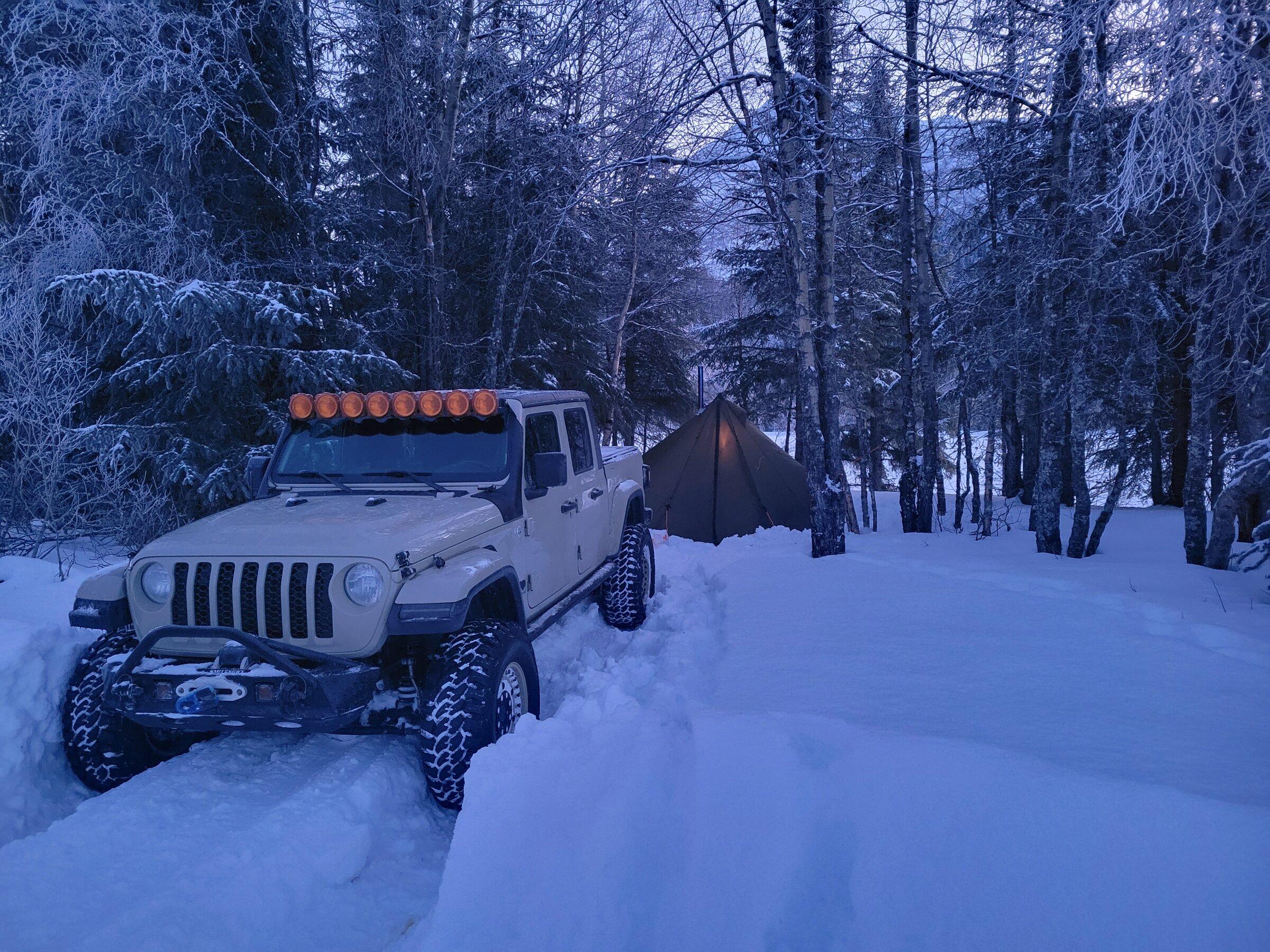 Jeep Gladiator Winter camping? 20220117_090523