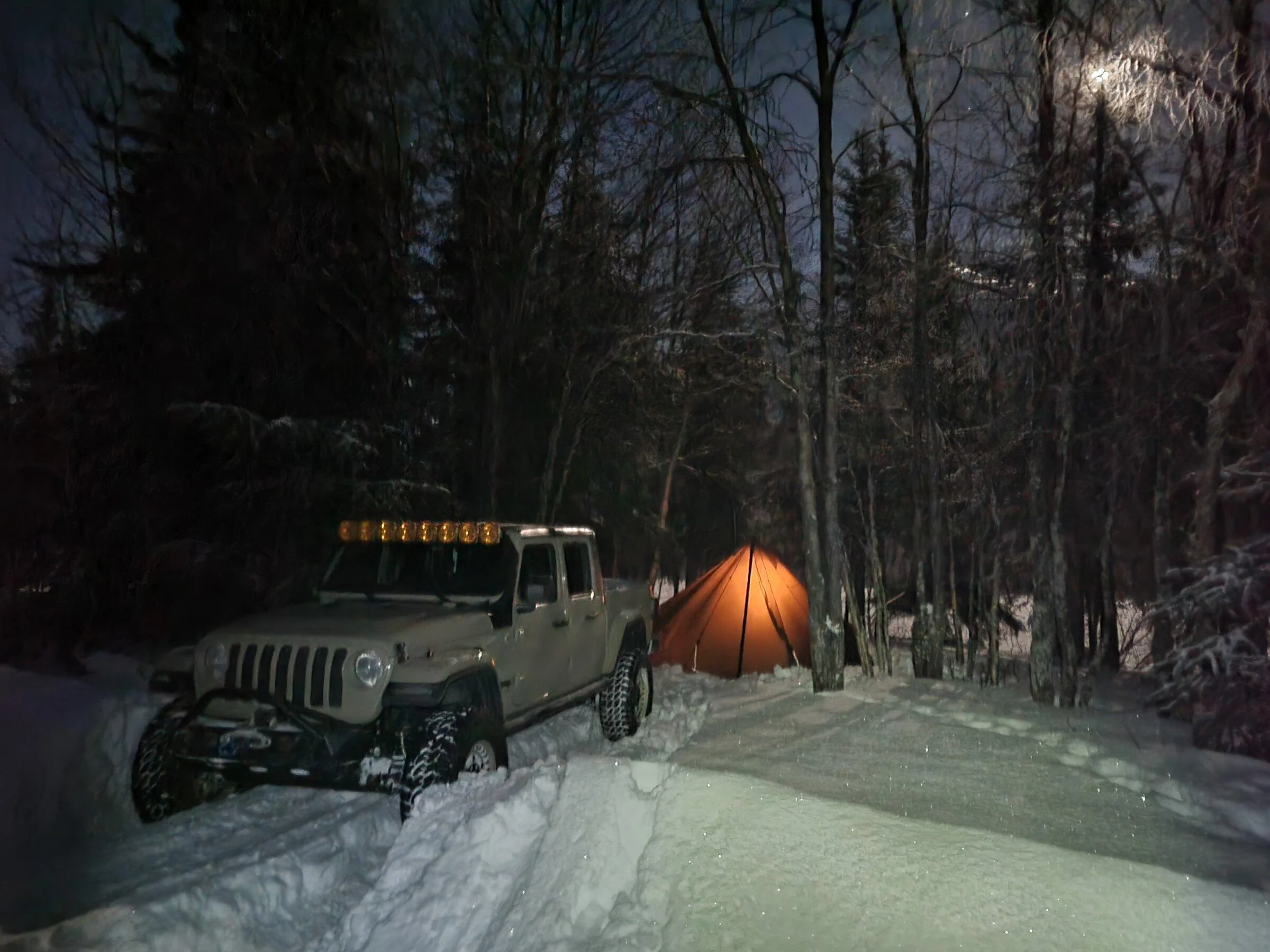 Jeep Gladiator Winter camping? 20220116_190738