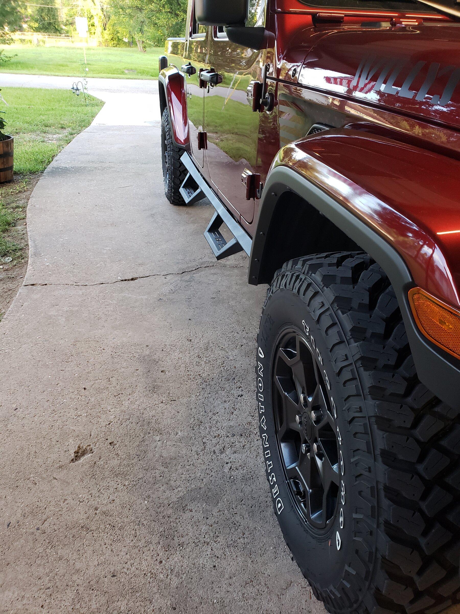 Jeep Gladiator Request: Side Steps photos 20210722_192828