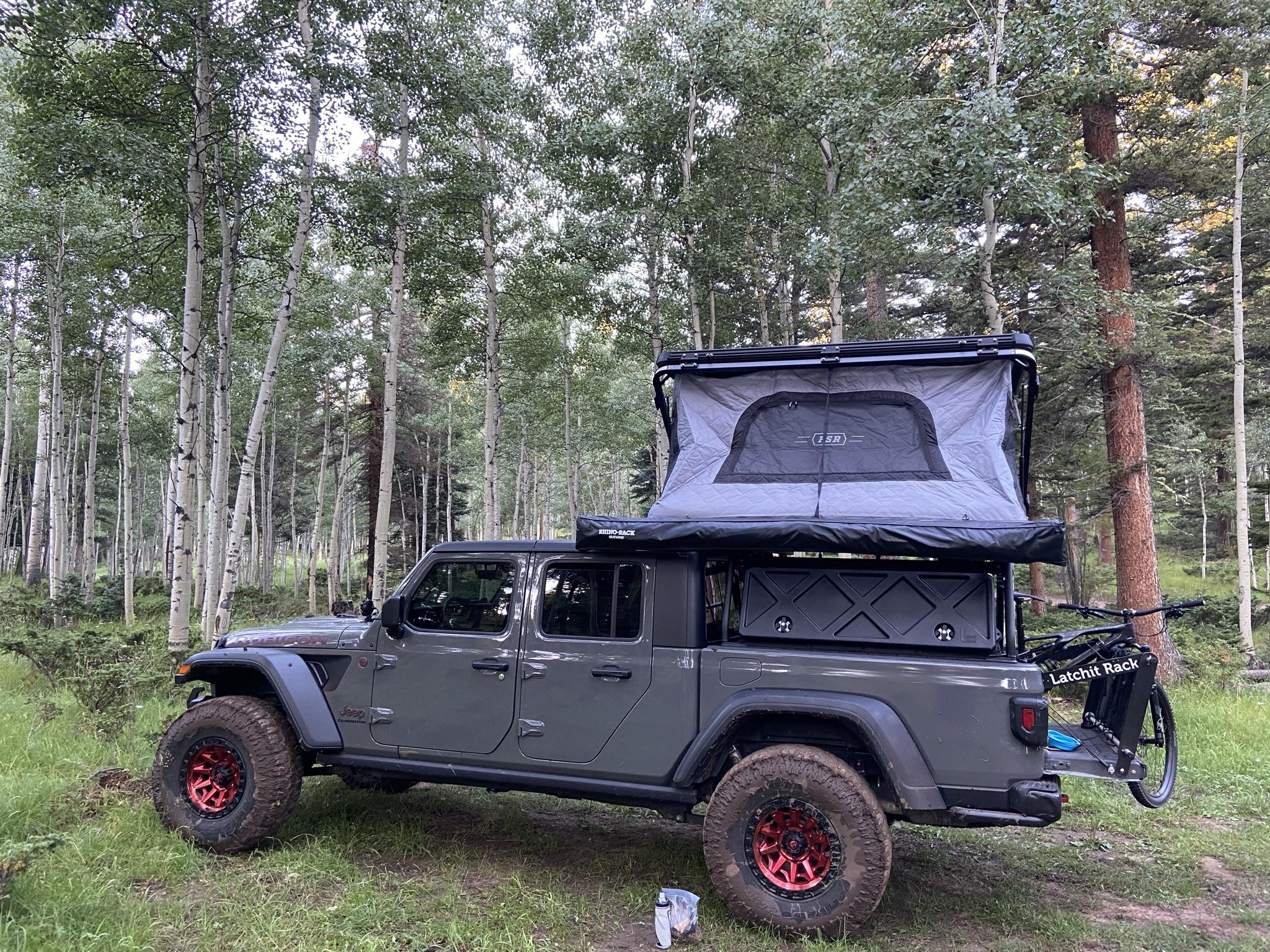 Jeep Gladiator Leitner Rack with FSR Evo Tent 8AC8BABC-E20C-4B87-A866-0D6FBD22B0C1