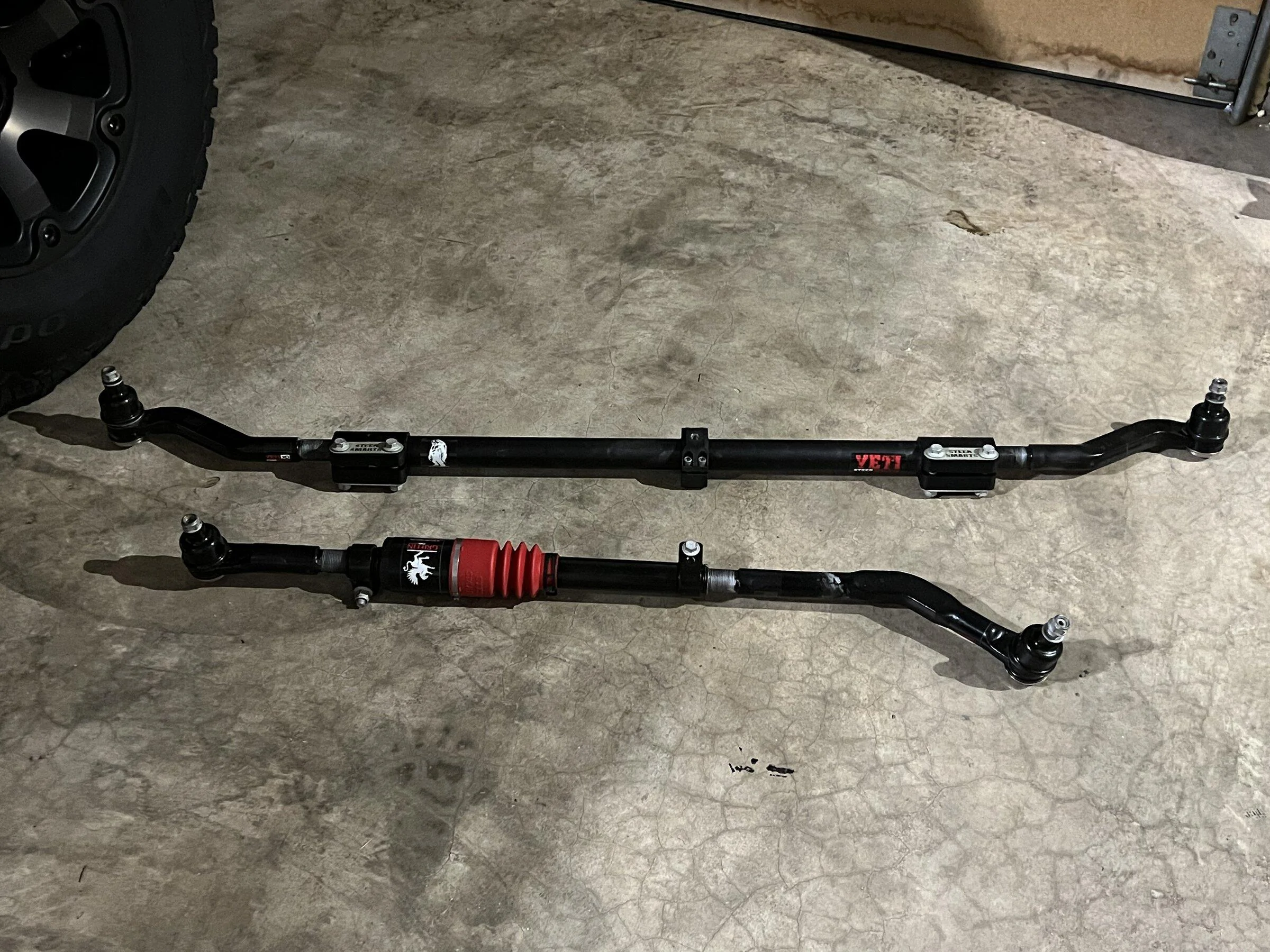 Jeep Gladiator Steersmarts Drag link w/attenuator and aluminum tie rod 417D911D-8916-4133-B477-2CFEB2917955