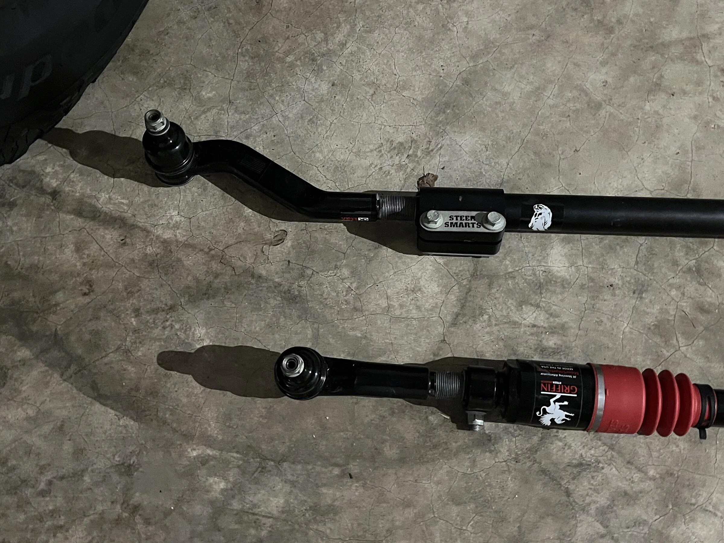 Jeep Gladiator Steersmarts Drag link w/attenuator and aluminum tie rod B24A4387-DB8B-451B-84A6-ACB223284FE7