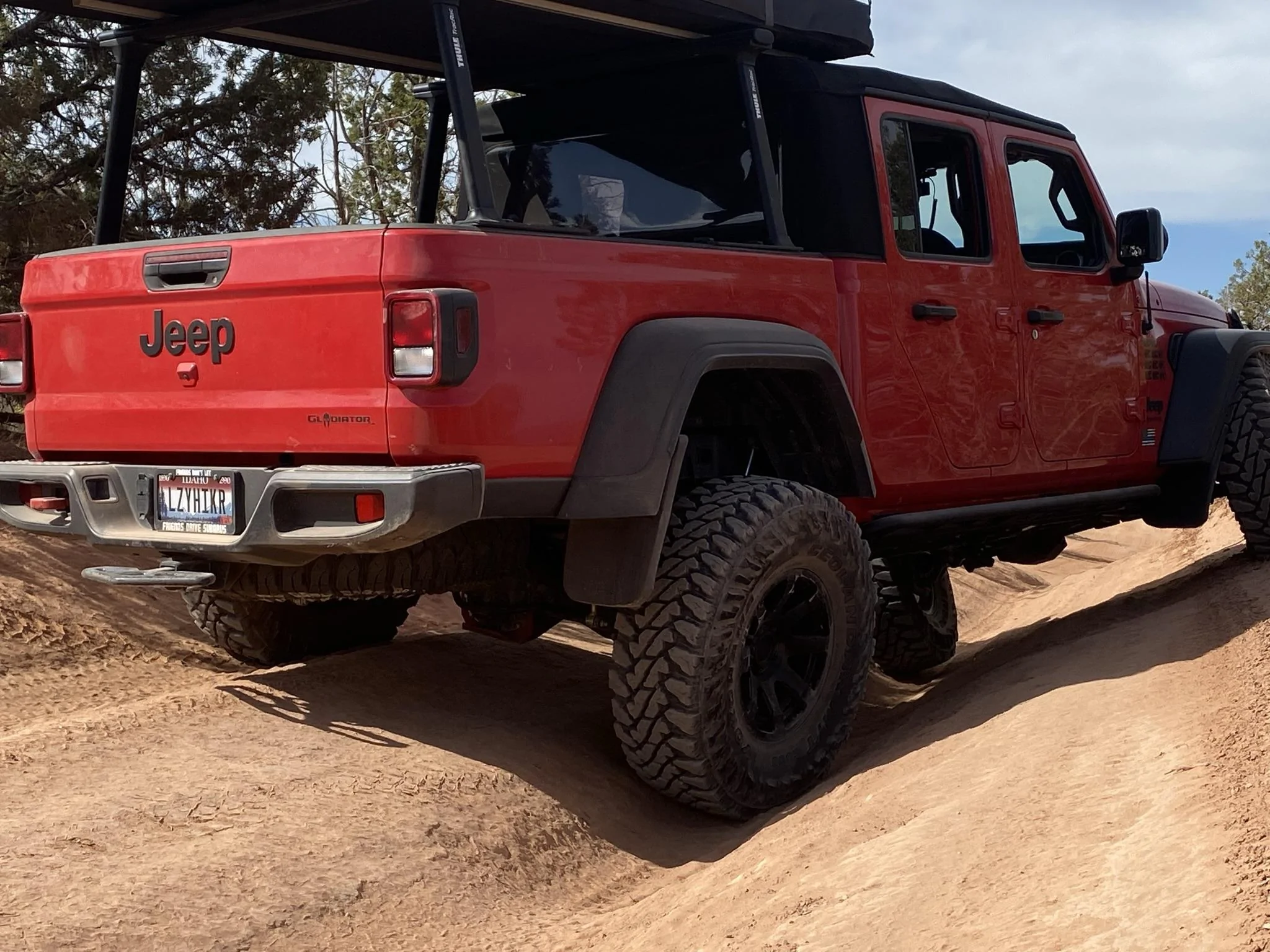 Jeep Gladiator Rock krawler 3” pro-x NL lift and cat back exhaust IMG_1485