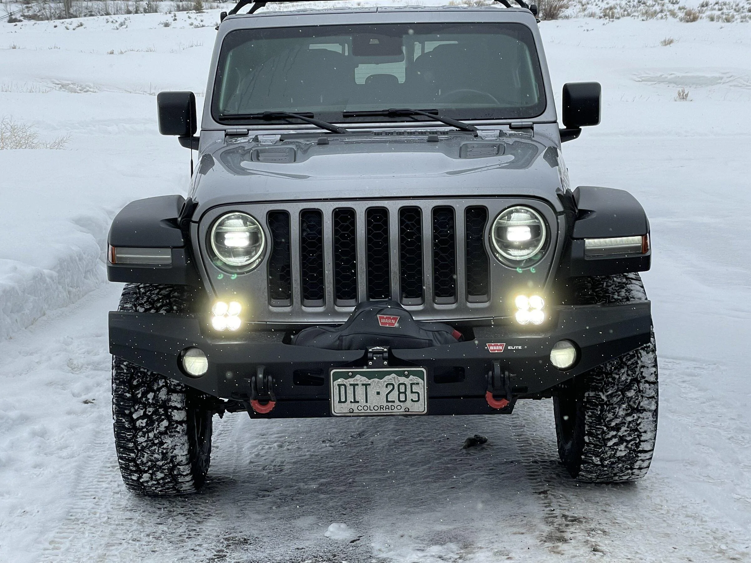 Jeep Gladiator Why do people put square lights on JTs (or any wrangler minus the YJ)? E8728EFC-13E0-4FF2-AF23-559CED2106B9