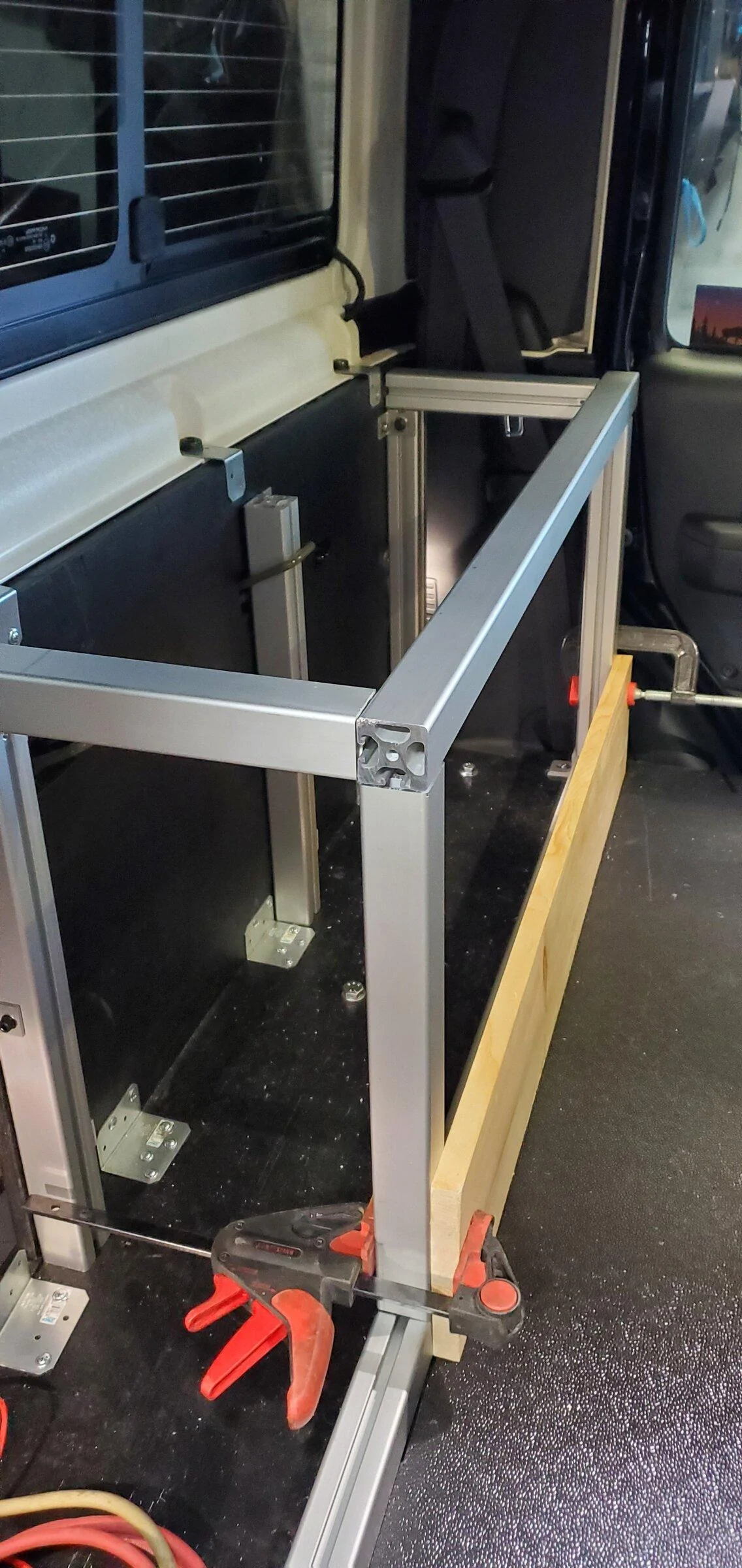 Jeep Gladiator Rear seat delete/dog deck/vertical storage compartment build 20220118_155451