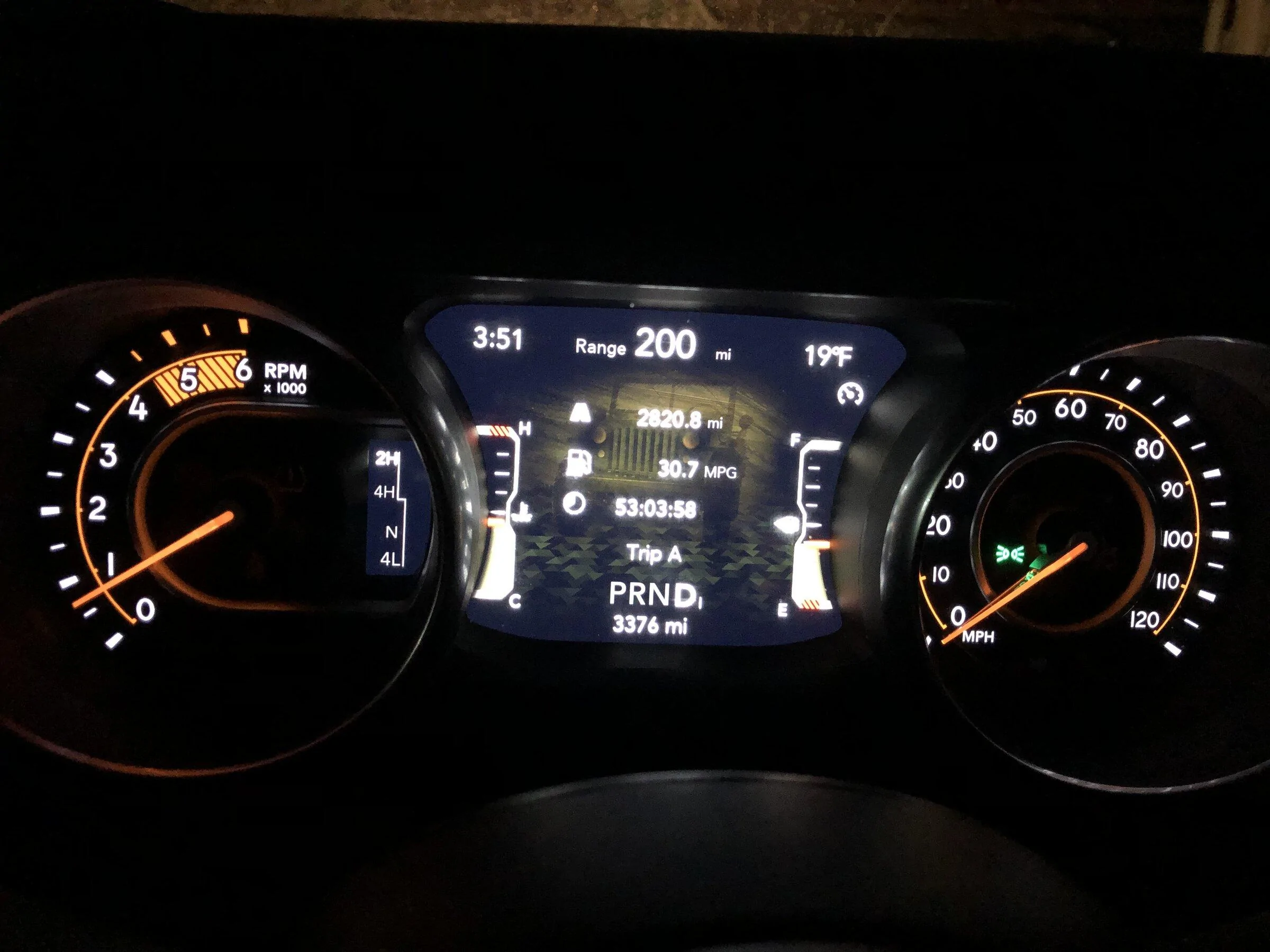 Jeep Gladiator Long trip MPG on 22 eco-diesel F463E187-53BE-41E7-A0AB-CFCBEDEDD579