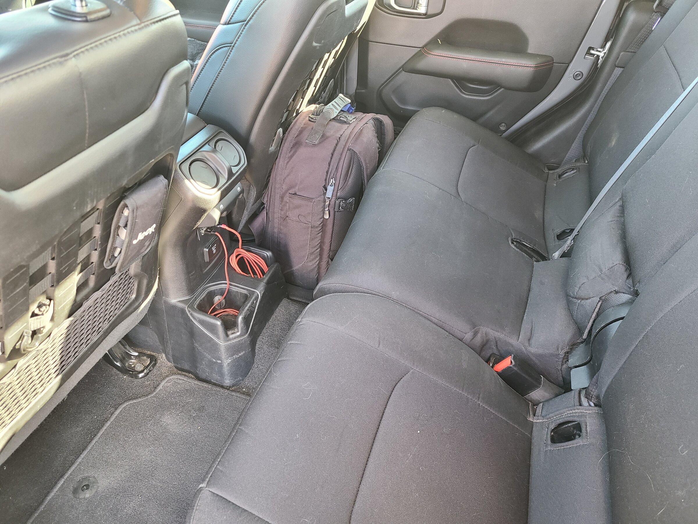 Jeep Gladiator Bartact Rear Bench Tactical Seat Cover $250 20211226_123134