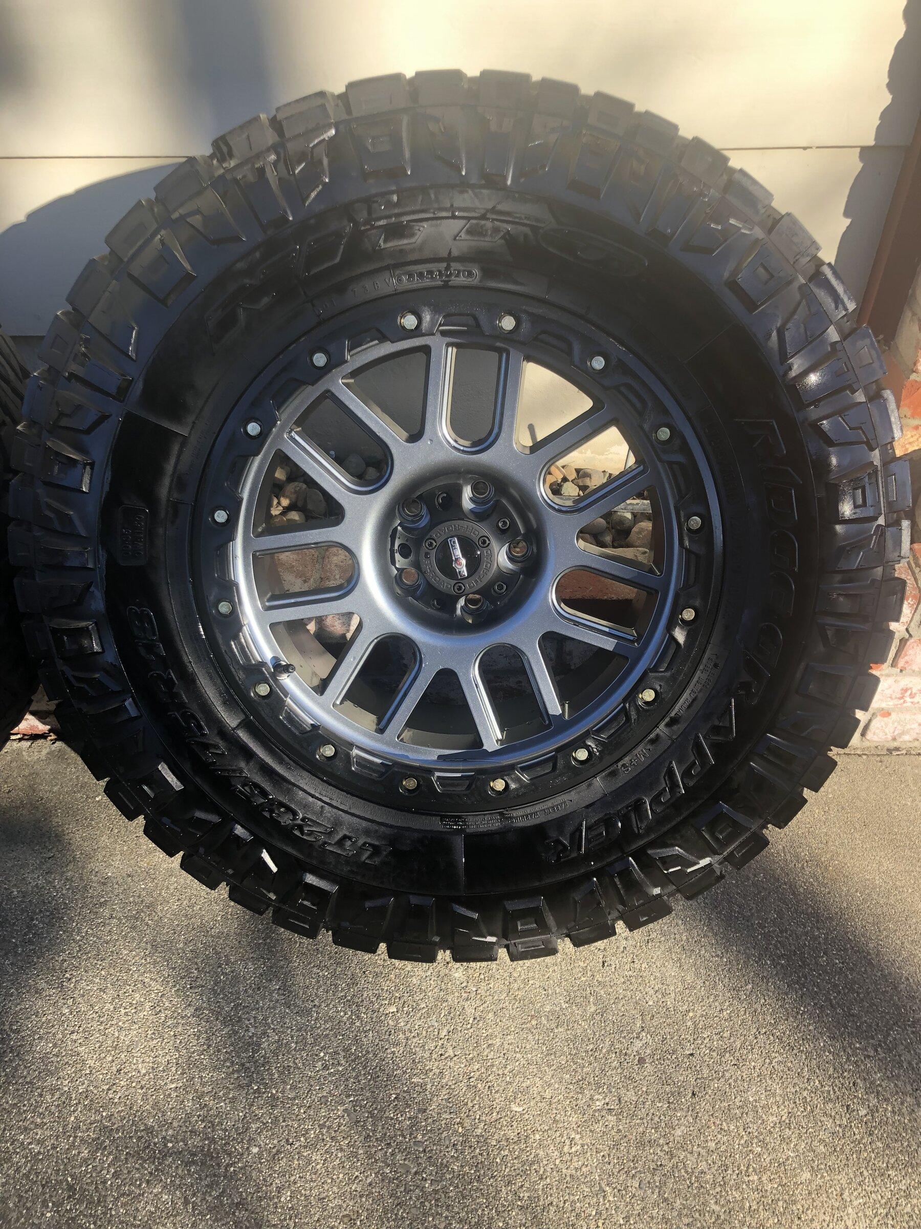Jeep Gladiator Vision wheels on Nitto tires 084D974A-0F84-4CDB-ACB5-A3CB708737C1