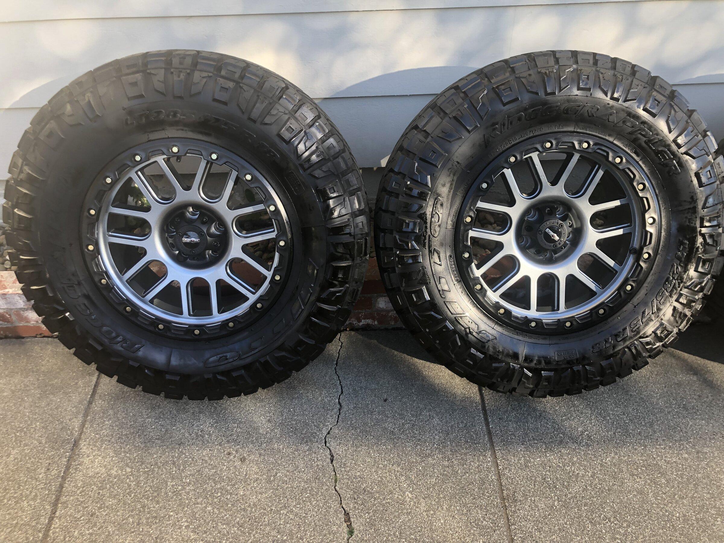 Jeep Gladiator Vision wheels on Nitto tires 9FEF434F-86D0-4C1B-8BBF-93781823EEDE