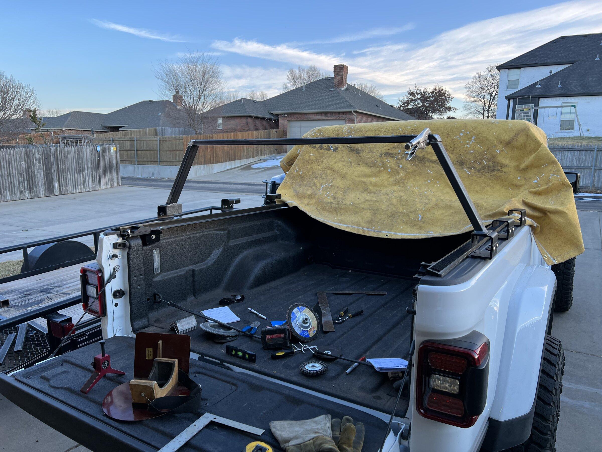 Jeep Gladiator Built not bought bed rack 44B76401-7A16-4111-BE65-8EE9DFA07212