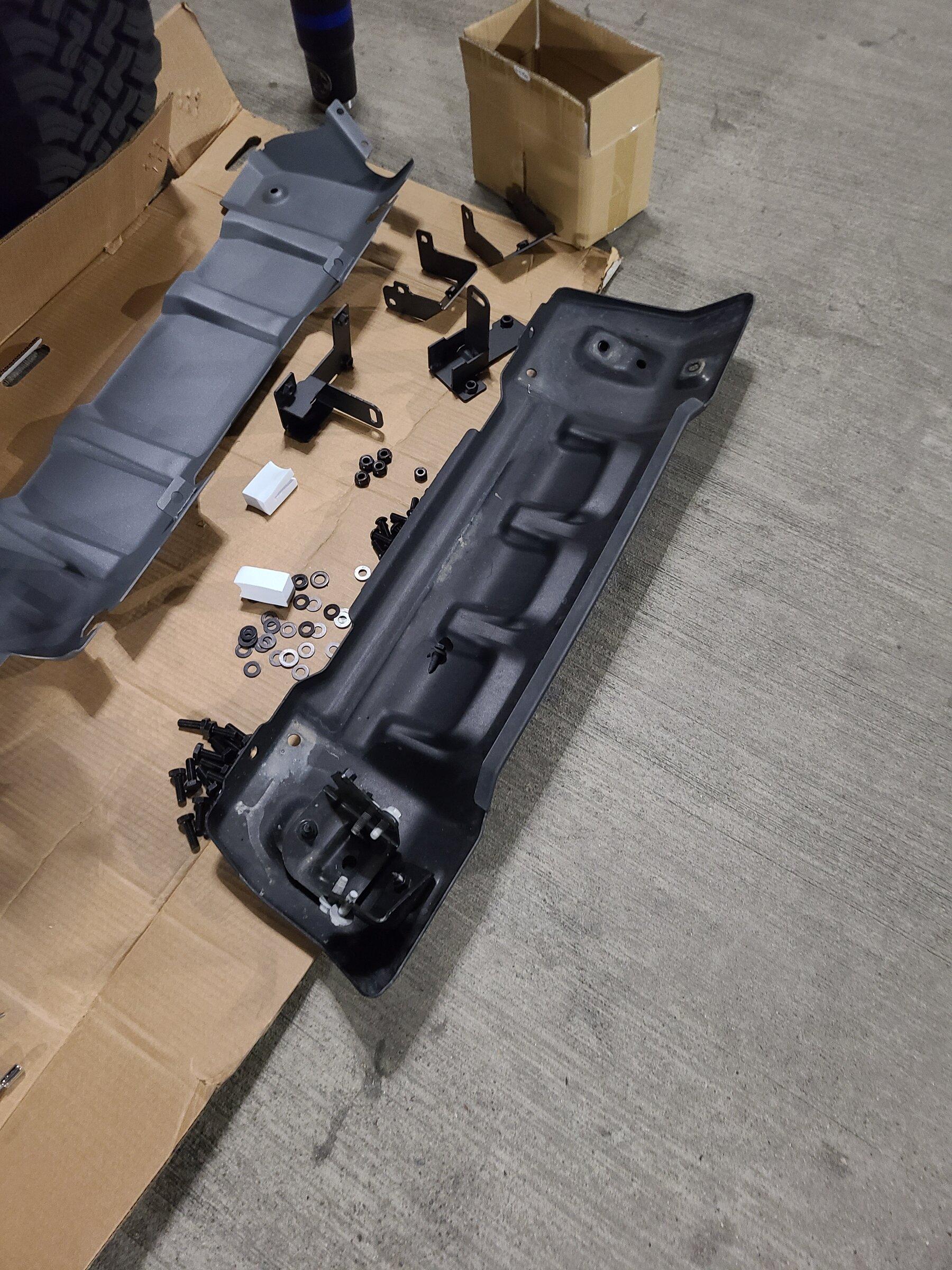 Jeep Gladiator Rugged RIdge Arcus Front Bumper Question 20220122_223538