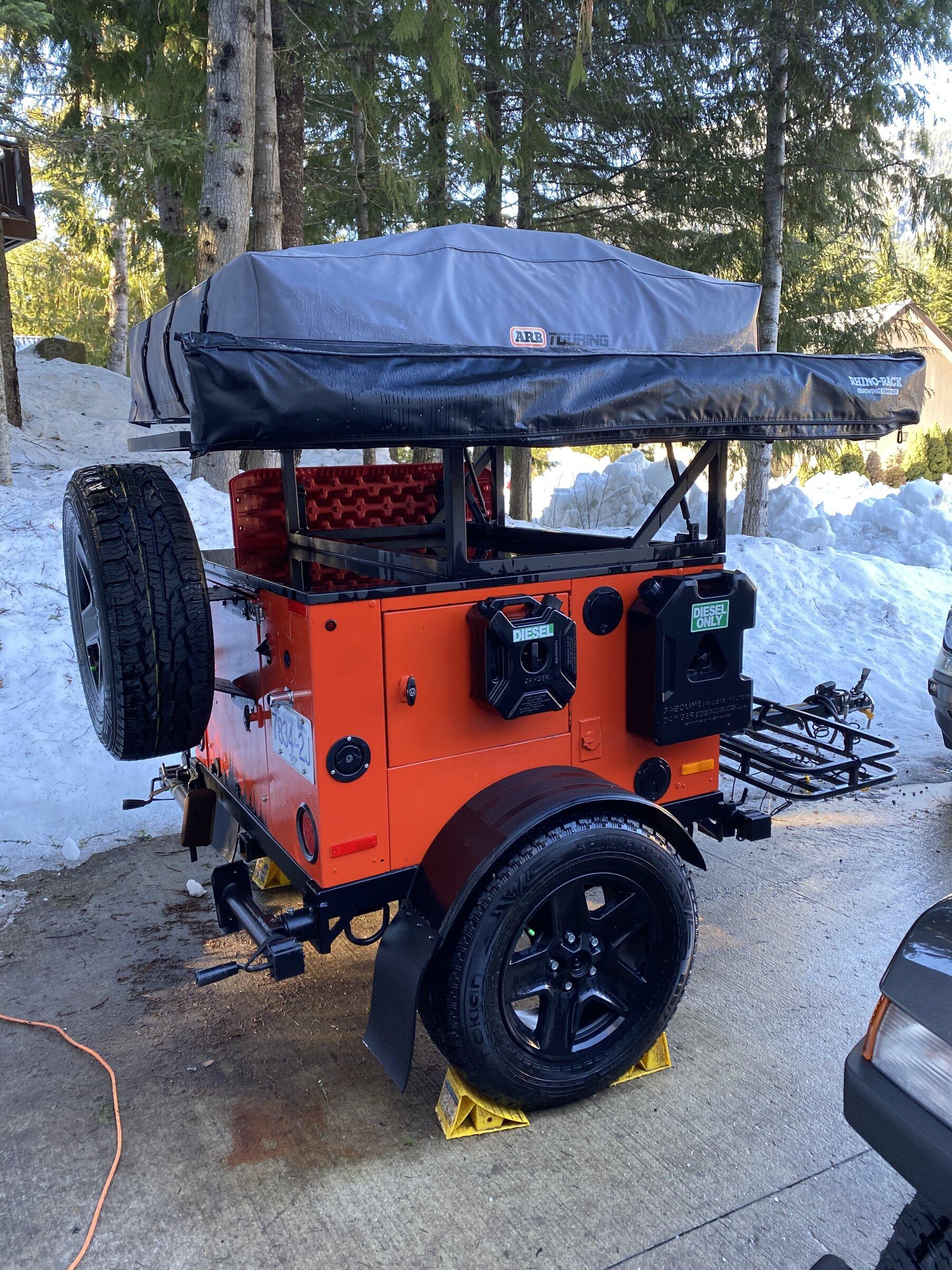 Jeep Gladiator Custom Overland trailer build 10AD708D-FE66-42B0-97D9-42A74EF6072A