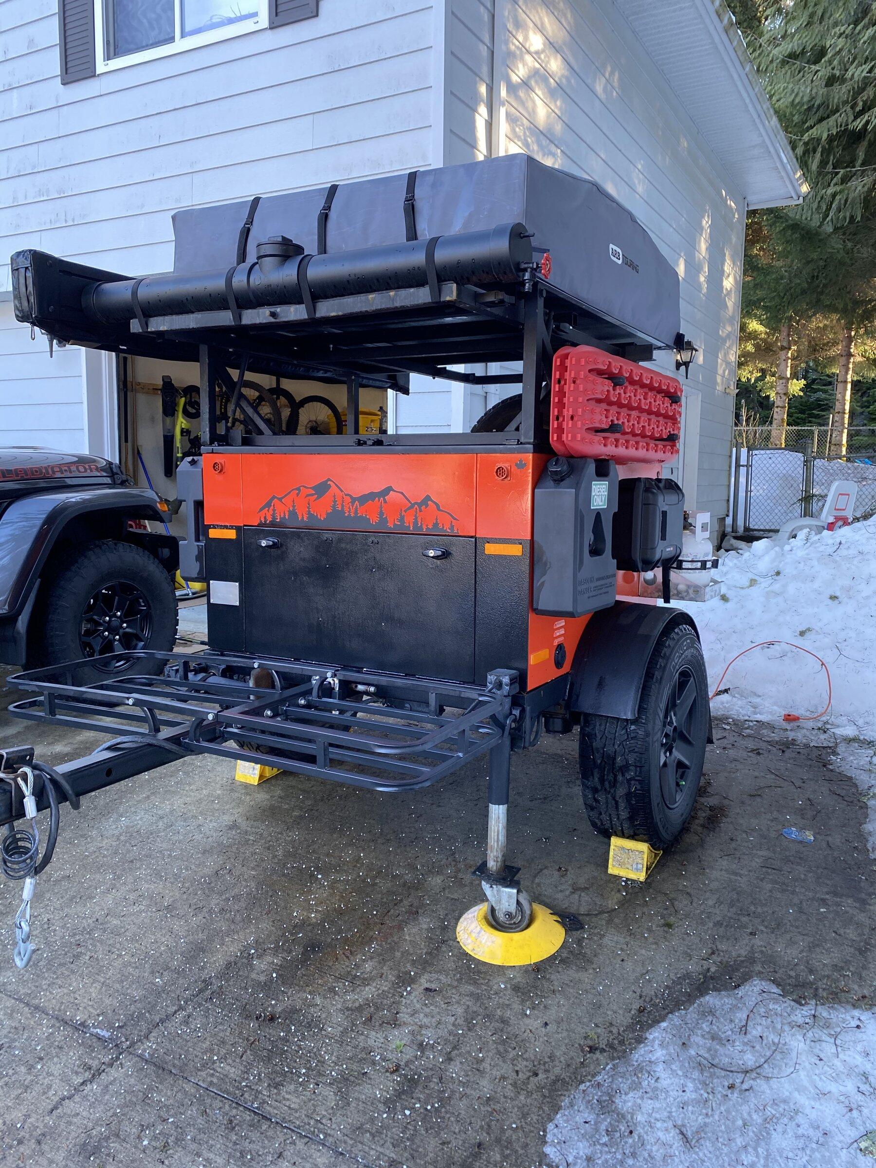 Jeep Gladiator Custom Overland trailer build 121E5063-14FE-4D29-97EA-D02DAED900AF
