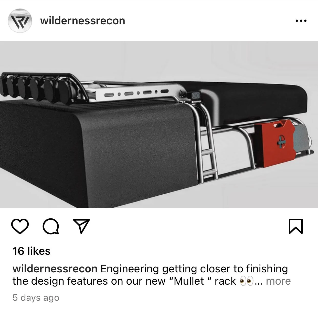 Jeep Gladiator Wilderness Recon Mullet Rack - Tent Size 96449872-DA2E-4E12-94F1-EE7C7986FB43