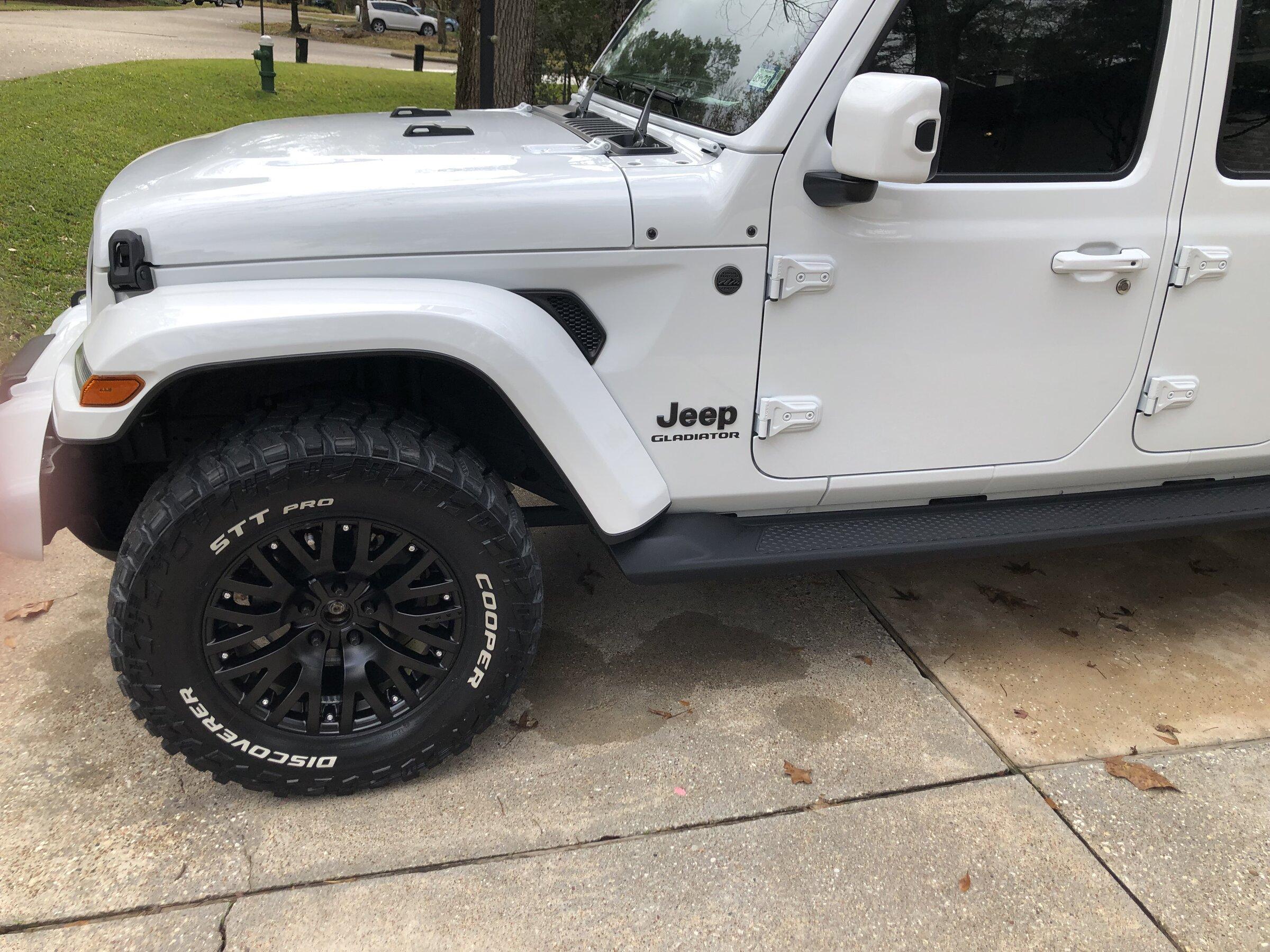 Jeep Gladiator Wheel Fitment JK Wrangler 2007-2018 to Gladiator IMG_0051