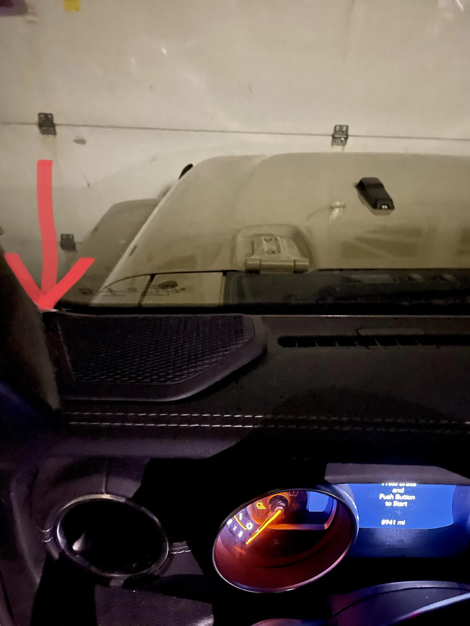 Jeep Gladiator Lost lipstick down the opening near speaker on dash 2B4D0396-E6D3-4484-9A9D-153BDD107351