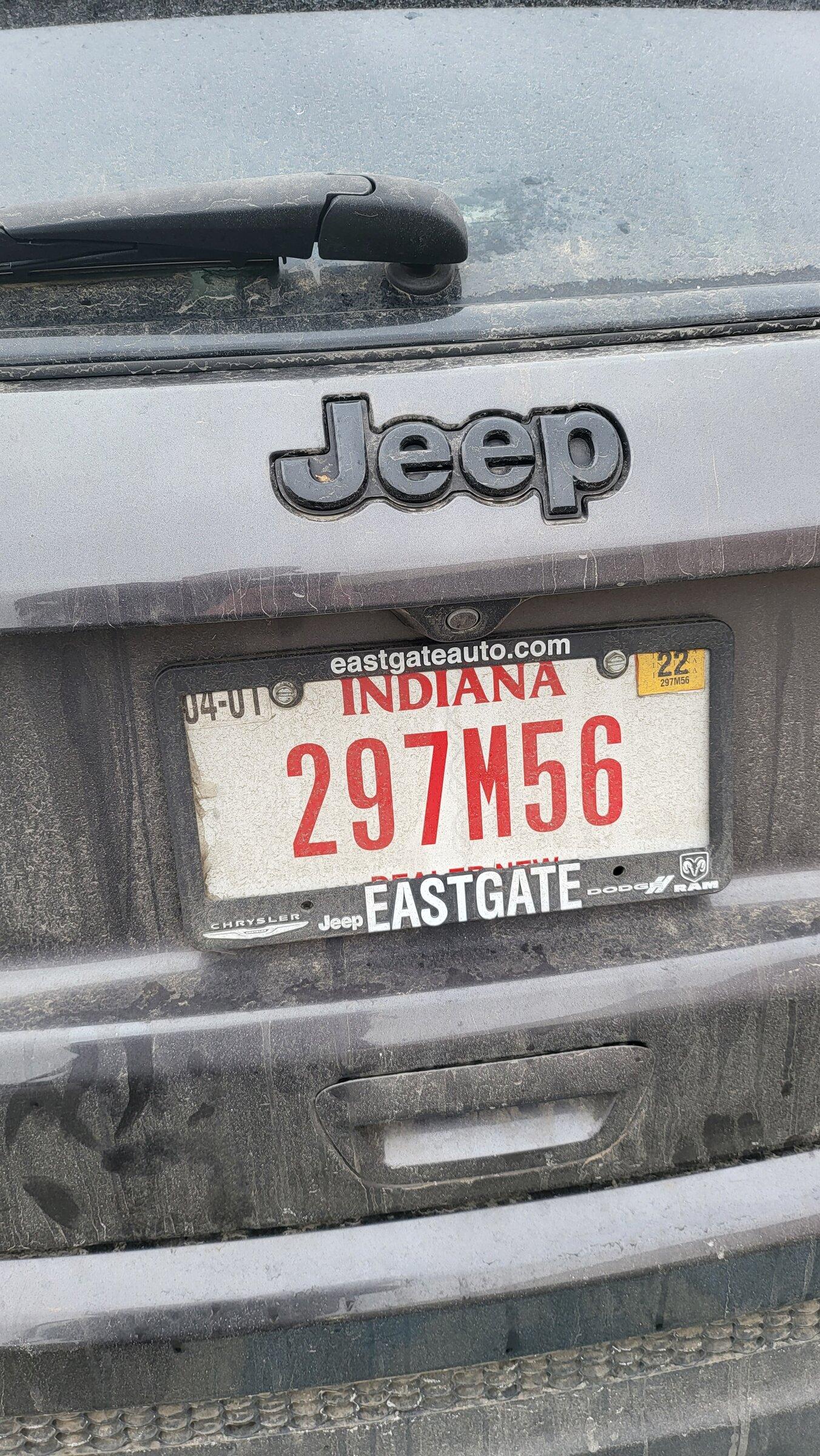 Jeep Gladiator Let's See Your Personalized Plates 20220127_133909