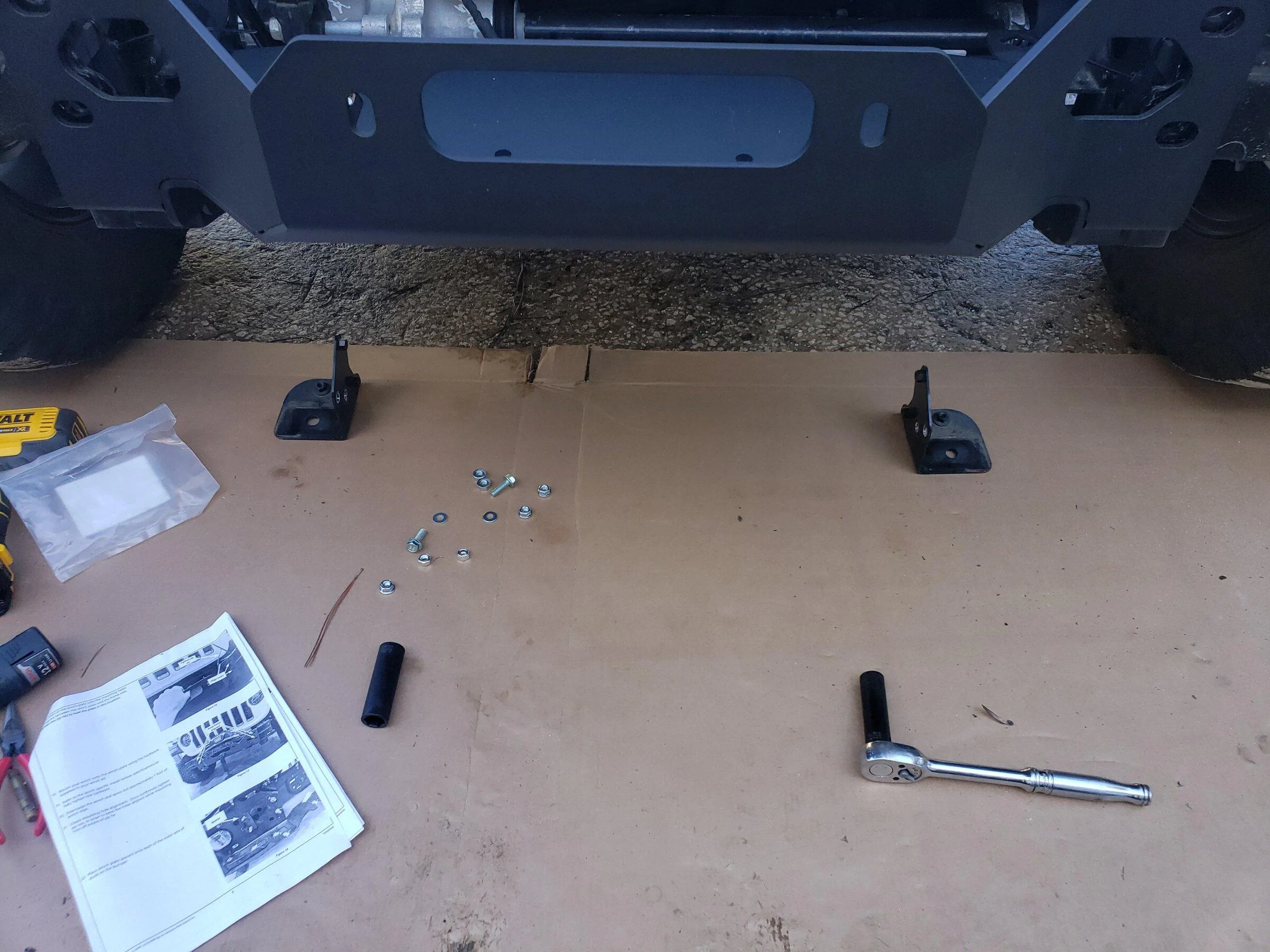Jeep Gladiator Bumper and winch 20211228_103142