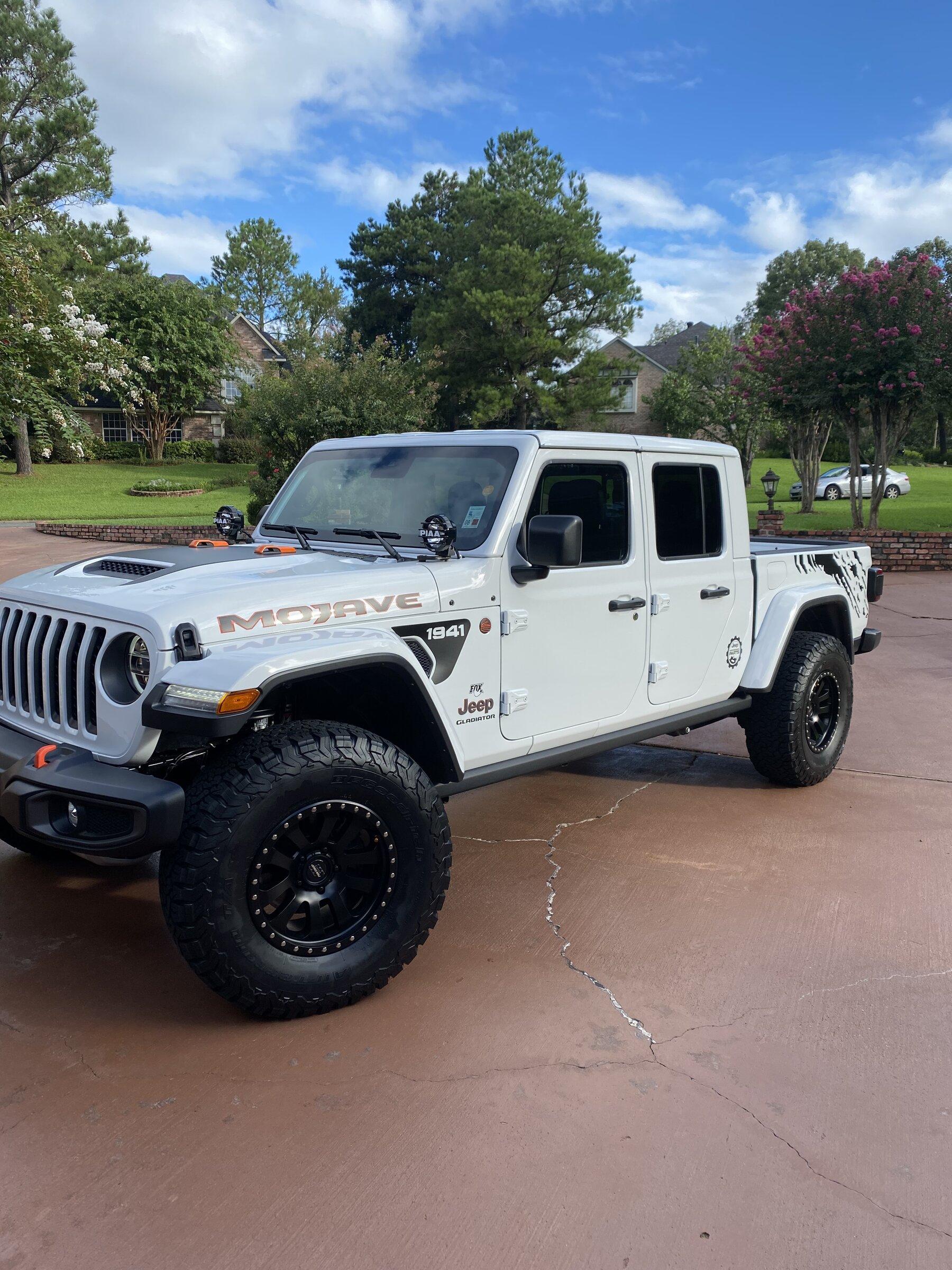 Jeep Gladiator Lift questions for Mojave 79066117-148B-4339-9BA9-AC7BA4C401BA