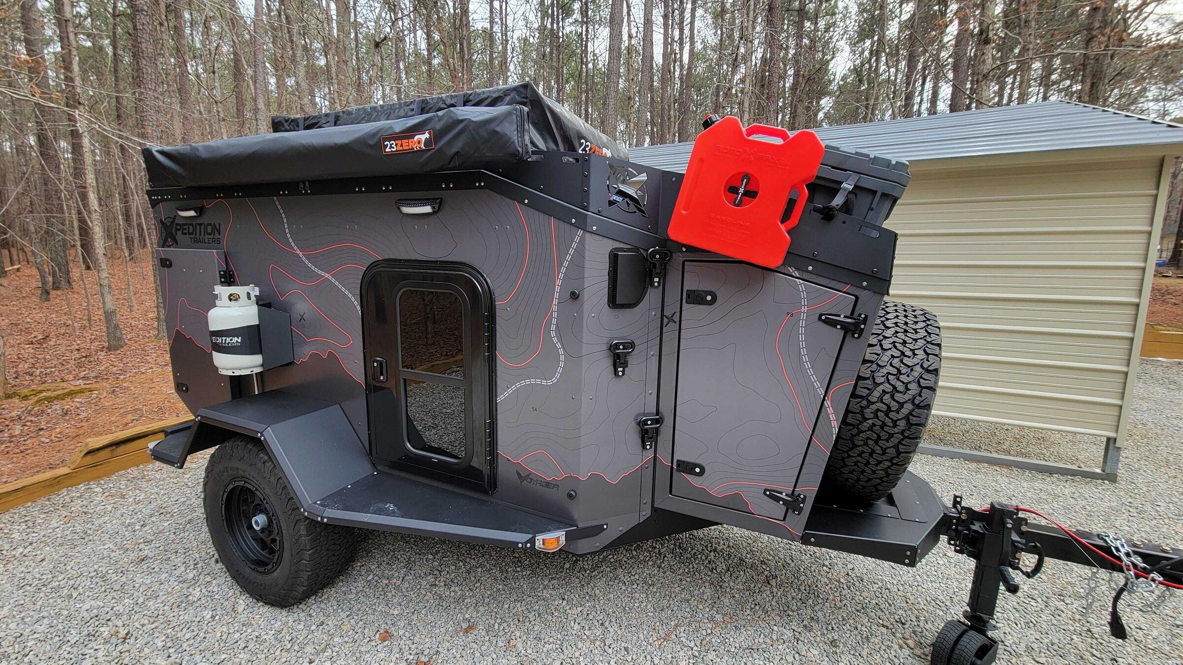 Jeep Gladiator Sharing some pics of my Xpedition Voyager overland trailer build 20220128_133039